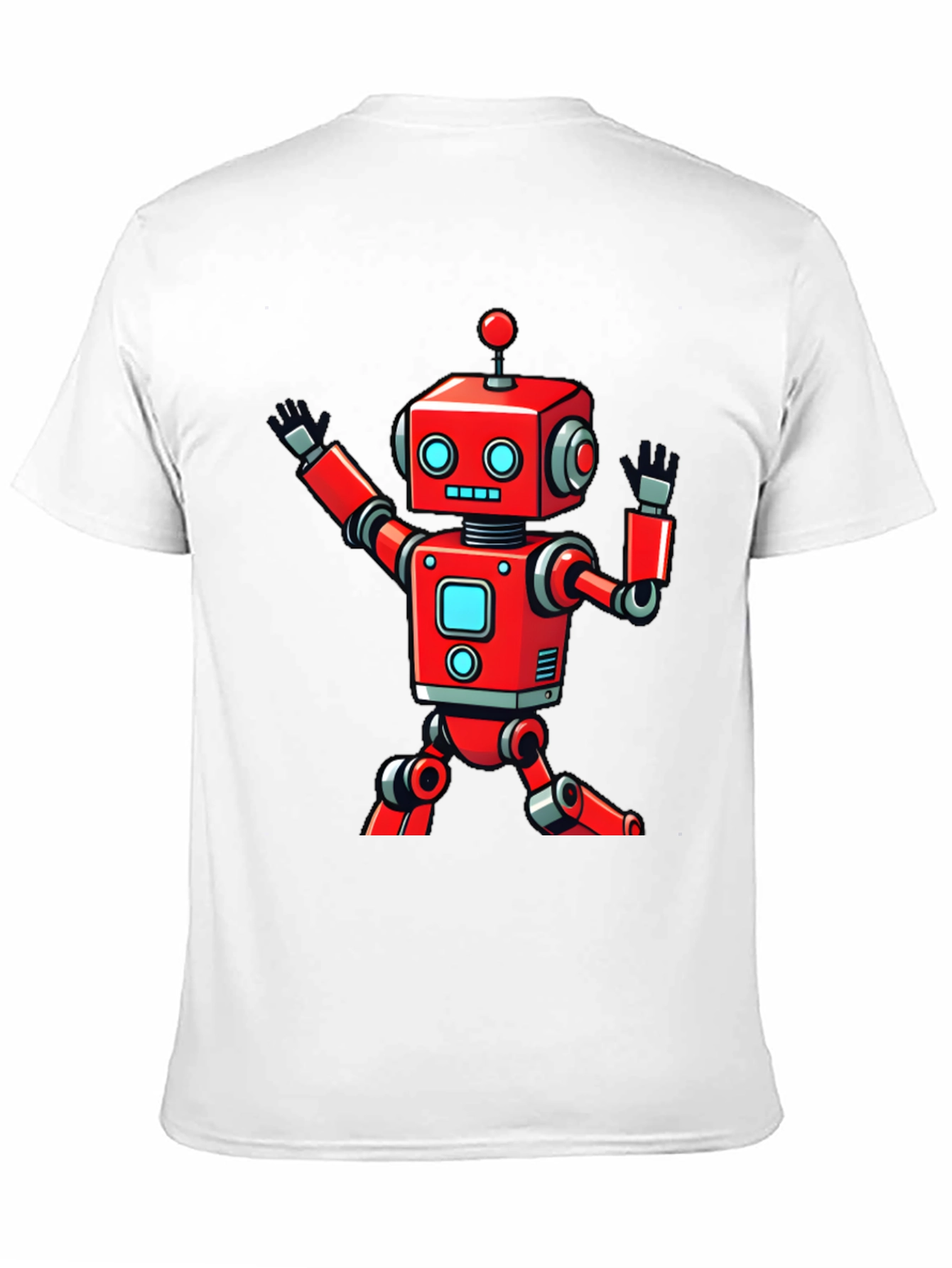 Robot Graphic Black T-Shirt