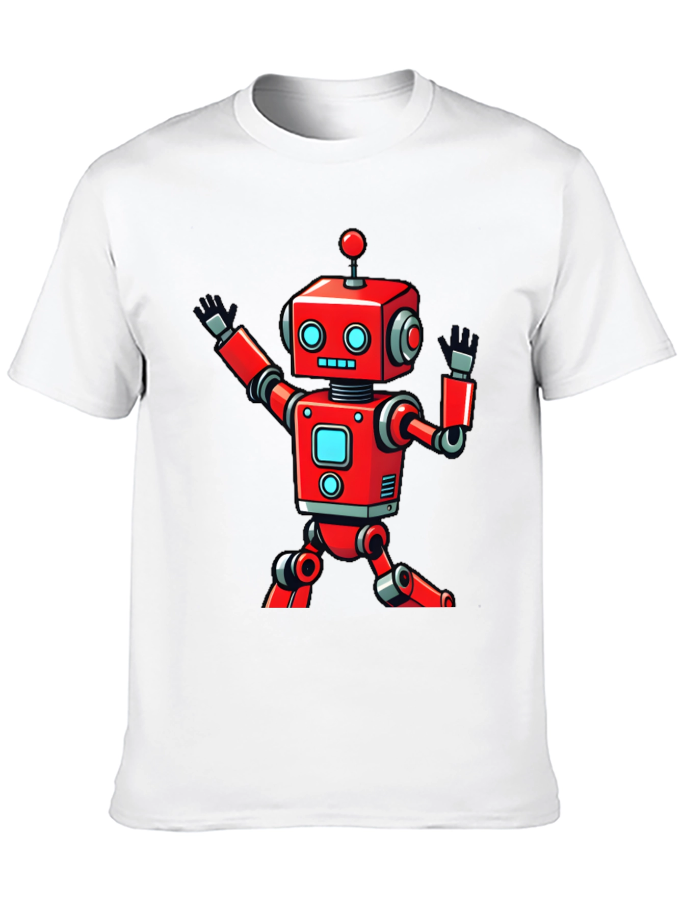 Robot Graphic Black T-Shirt