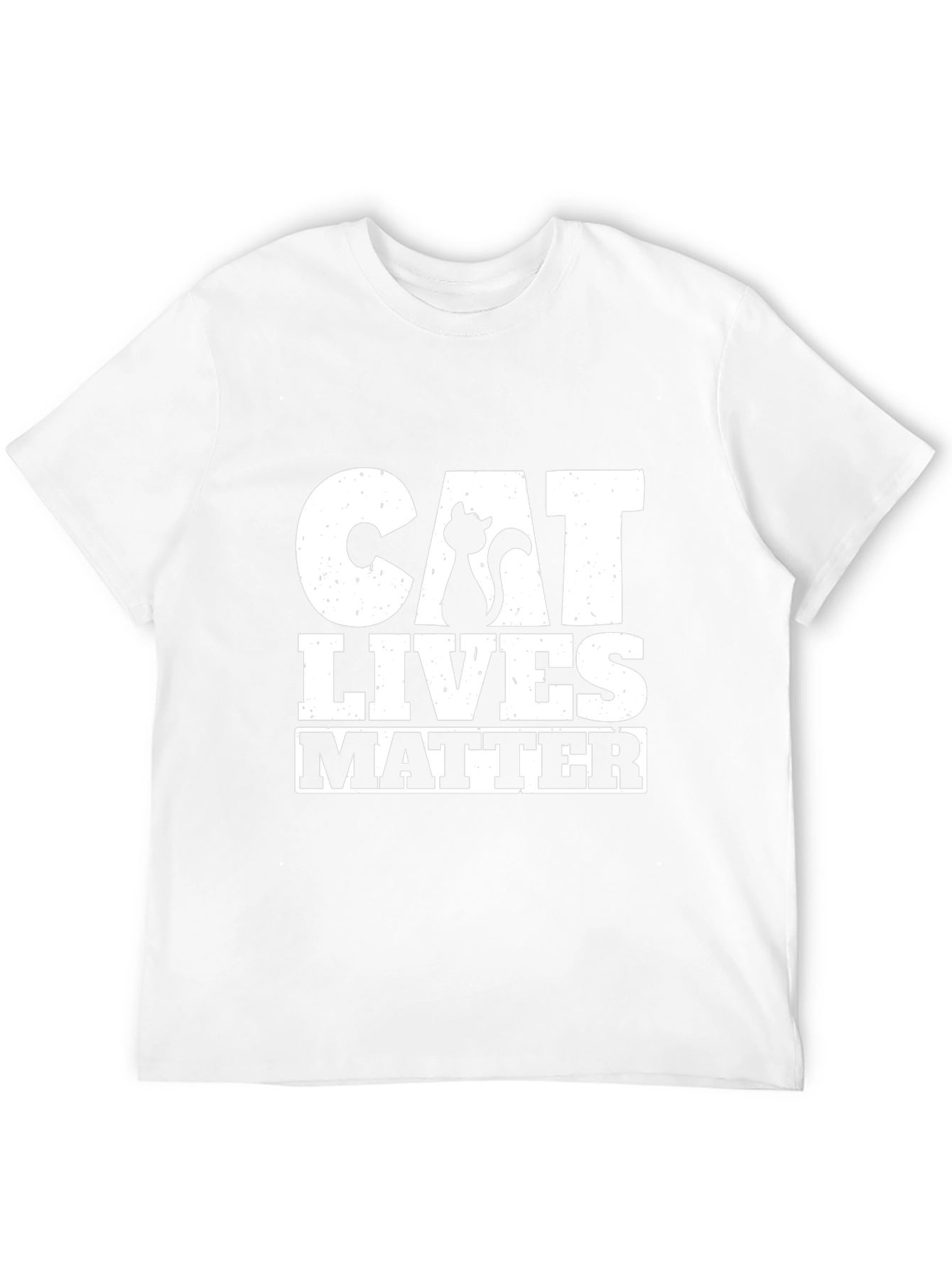 Cat Lives Matter Black T-Shirt
