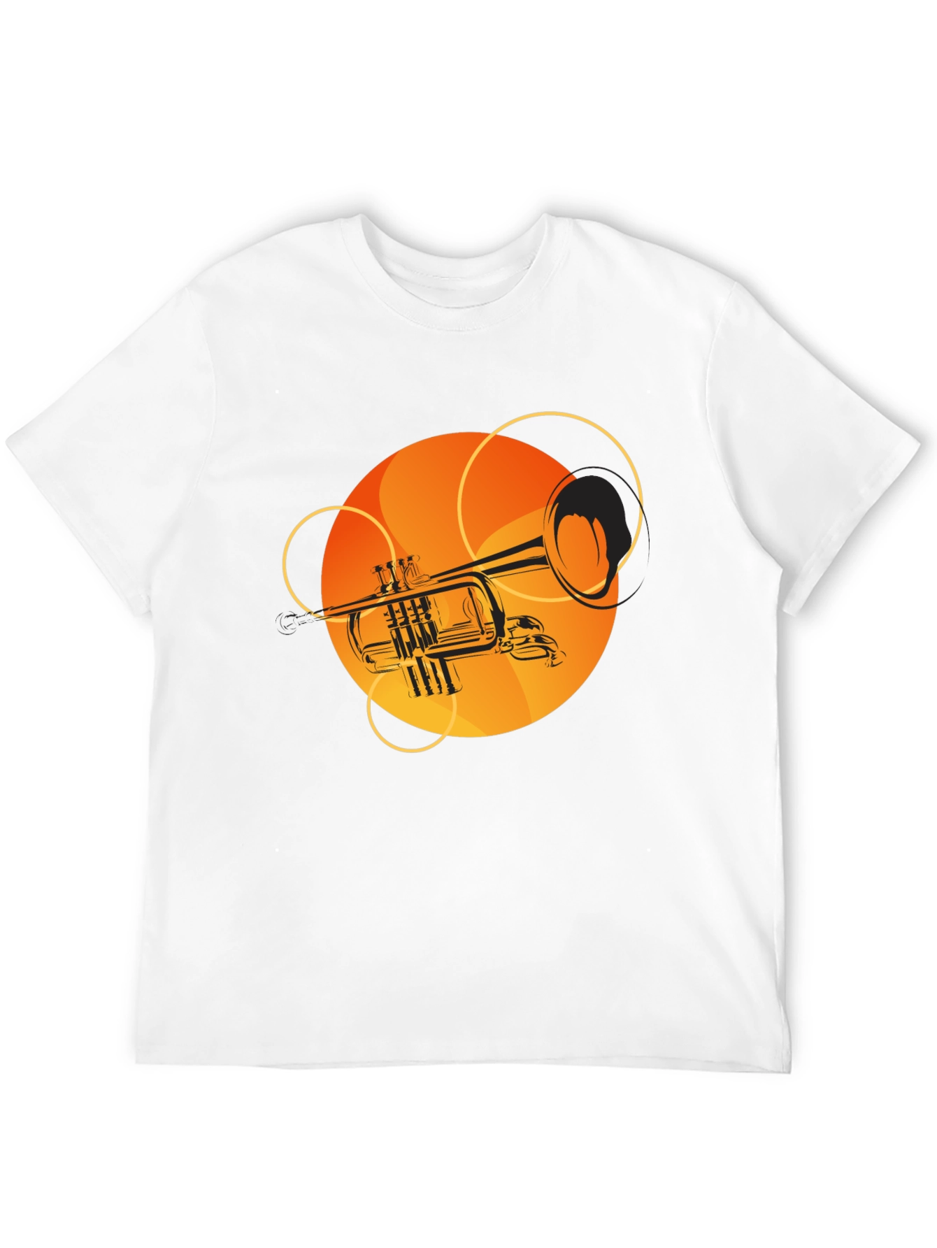 Trumpet Graphic Tee - Musical Design