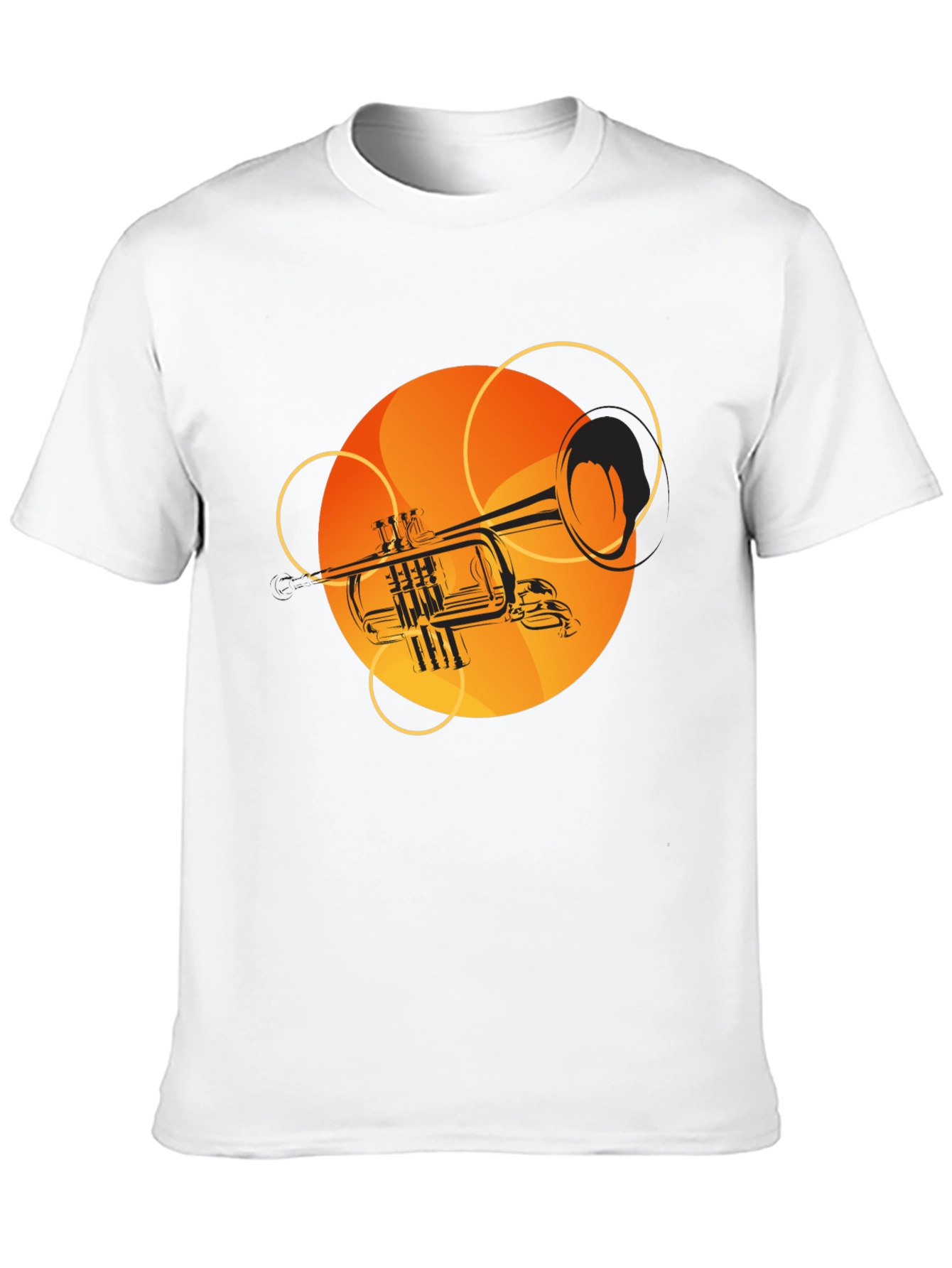Trumpet Graphic Tee - Musical Design