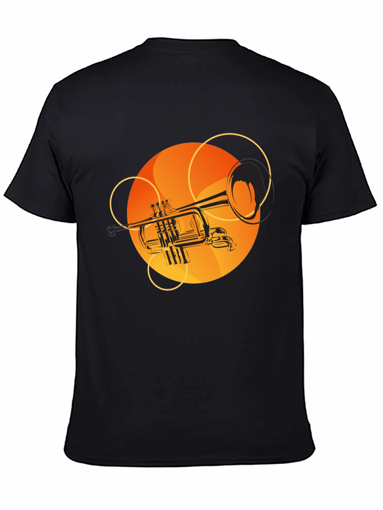 Trumpet Graphic Tee - Musical Design
