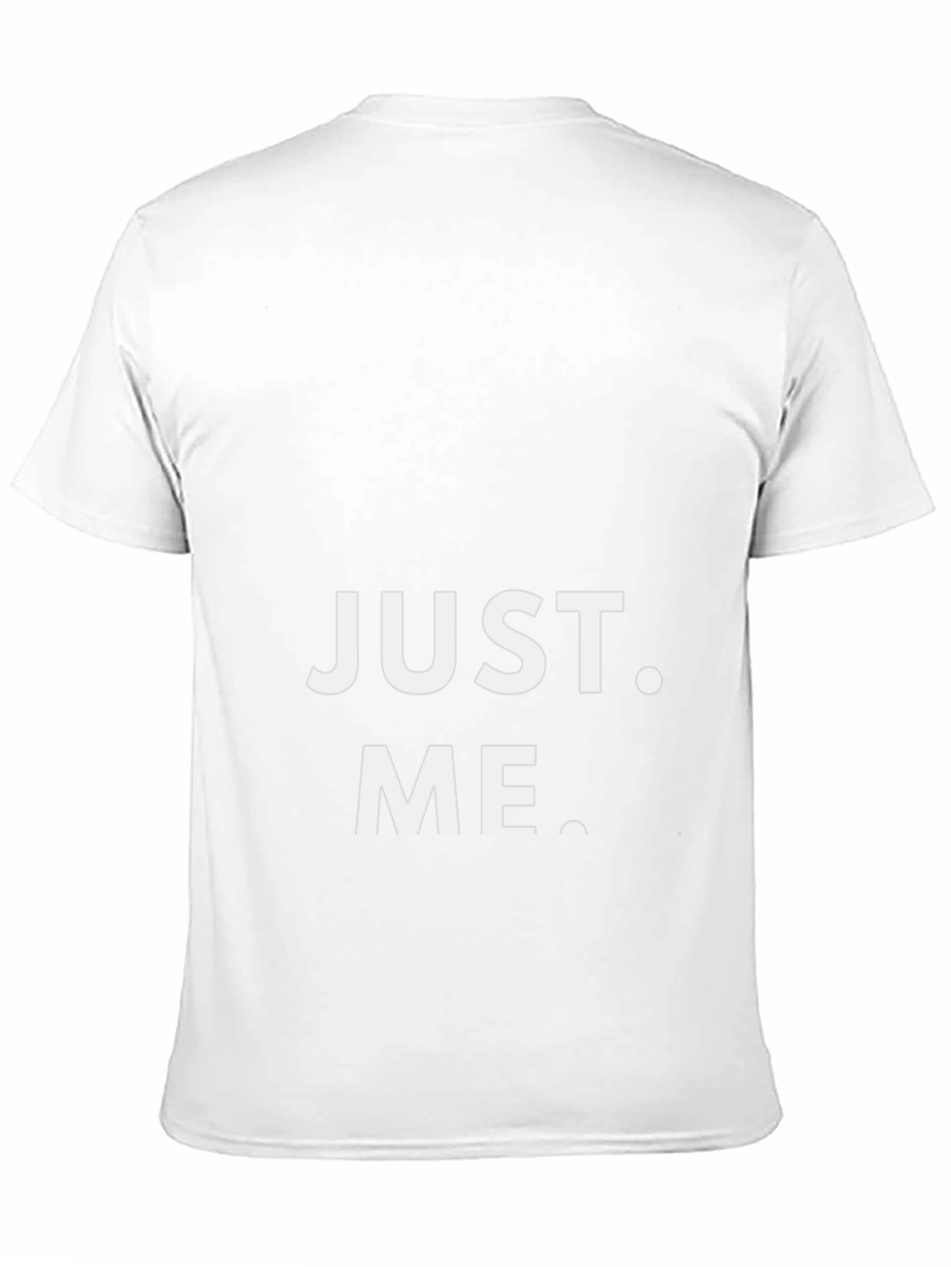 Just Me Graphic Print Black T-Shirt