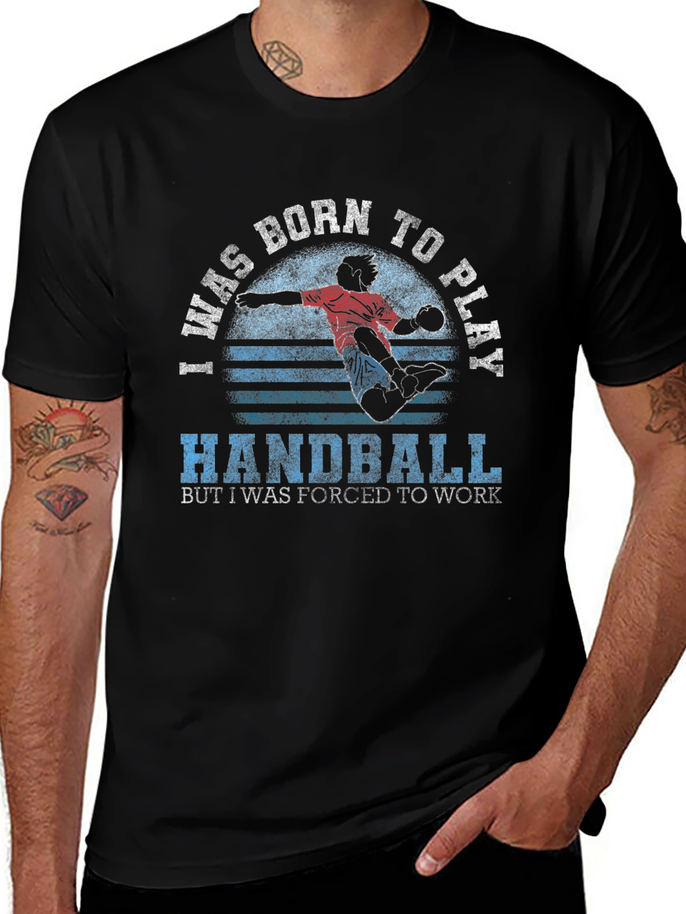 Born to Play Handball T-Shirt