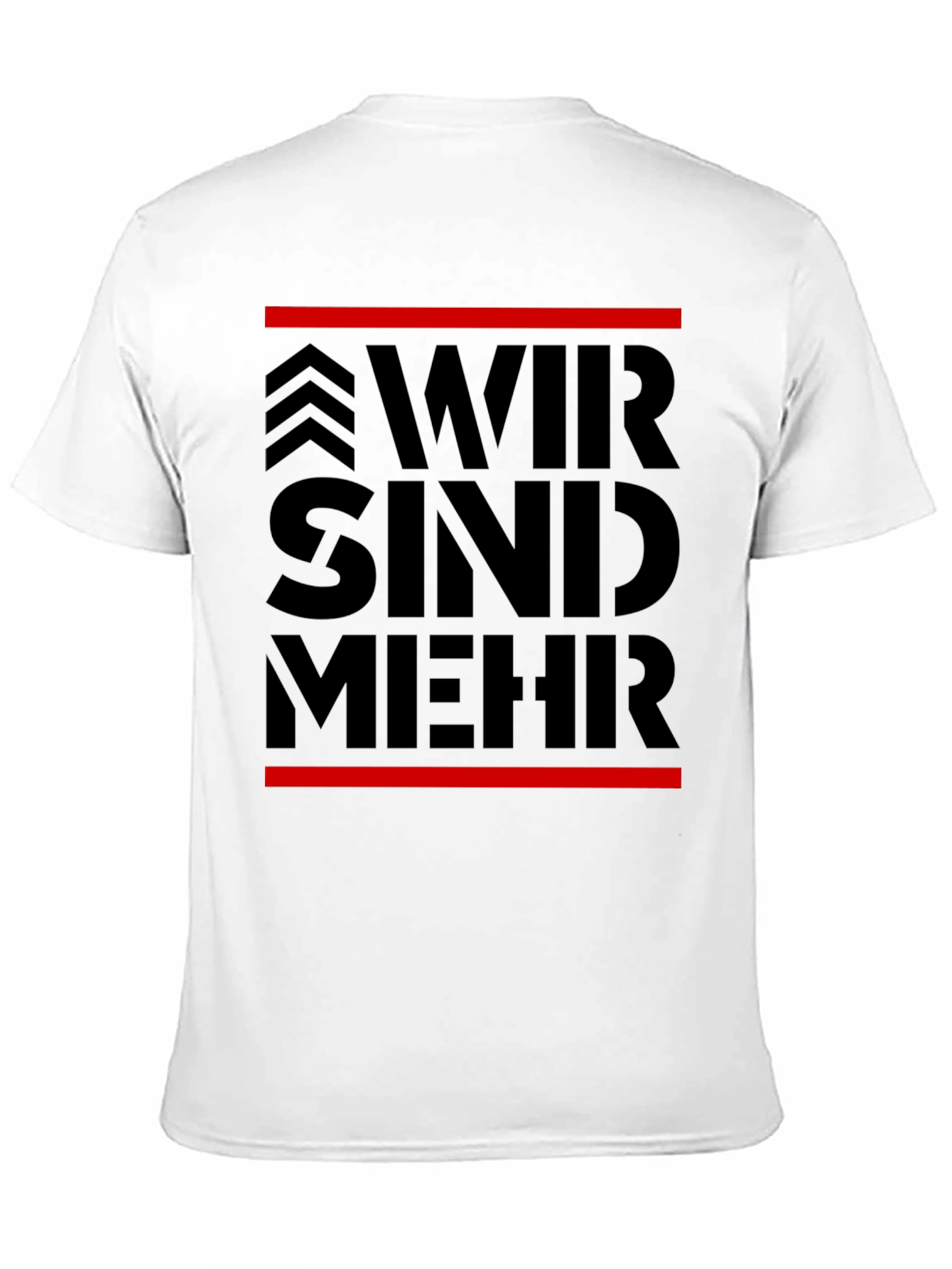 Wir Sind Mehr Graphic Tee - Bold Statement T-Shirt