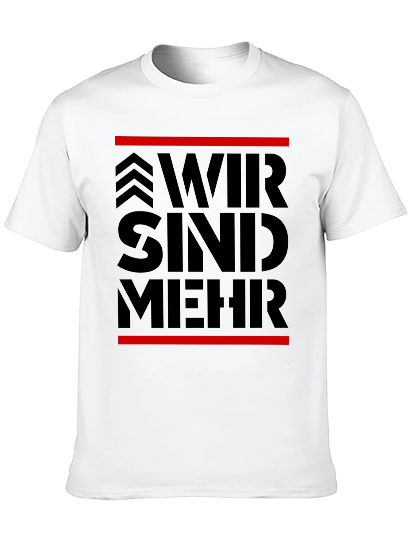 Wir Sind Mehr Graphic Tee - Bold Statement T-Shirt
