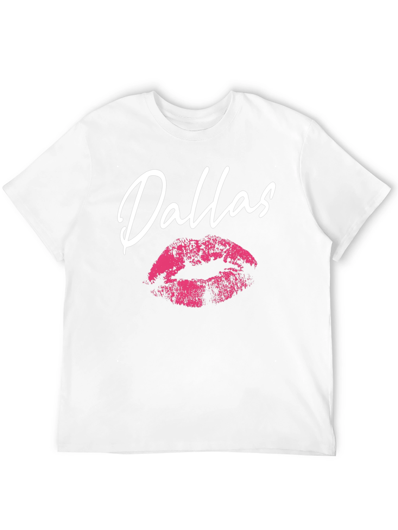 Dallas Lips Graphic Black T-Shirt