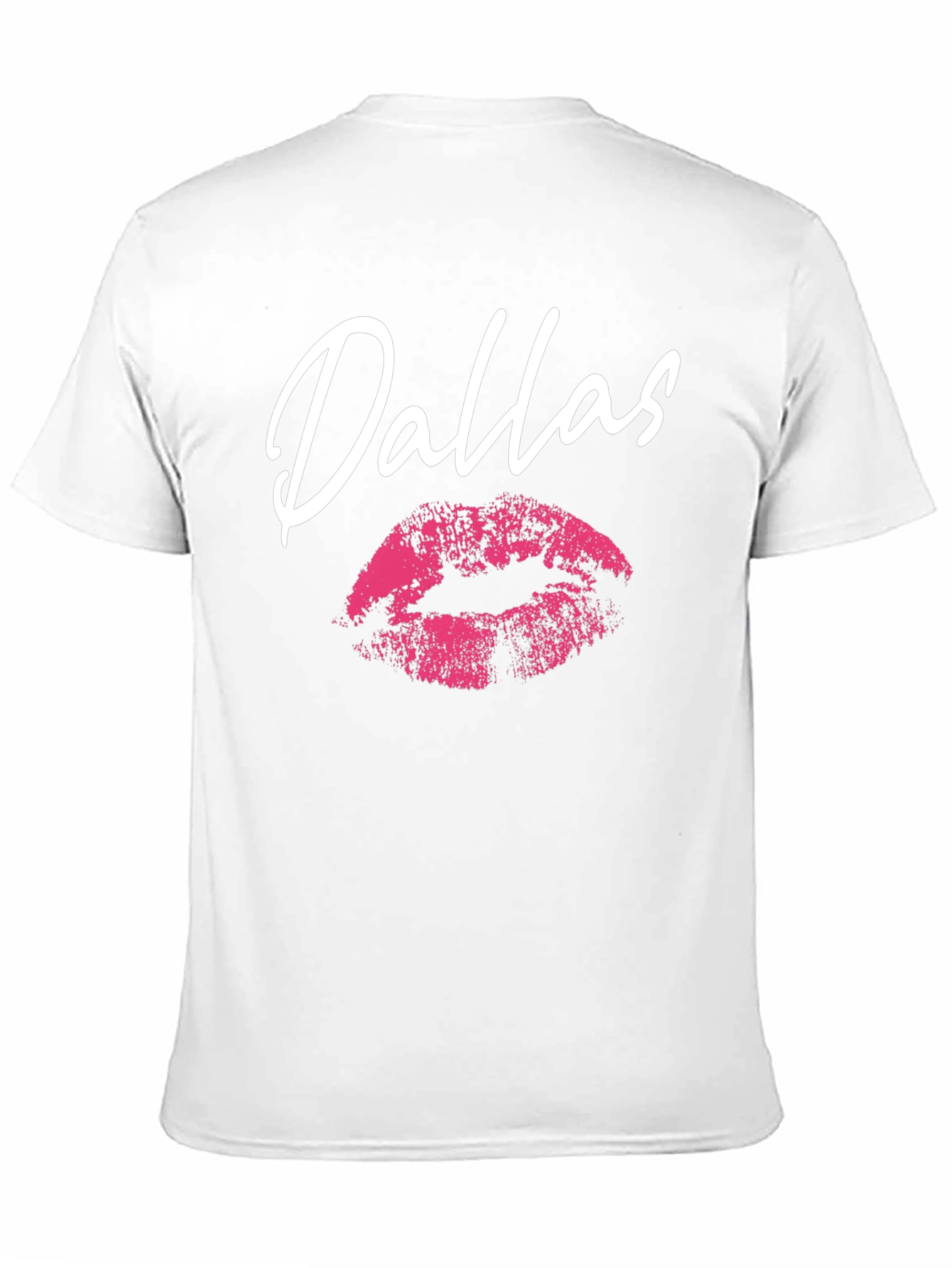 Dallas Lips Graphic Black T-Shirt