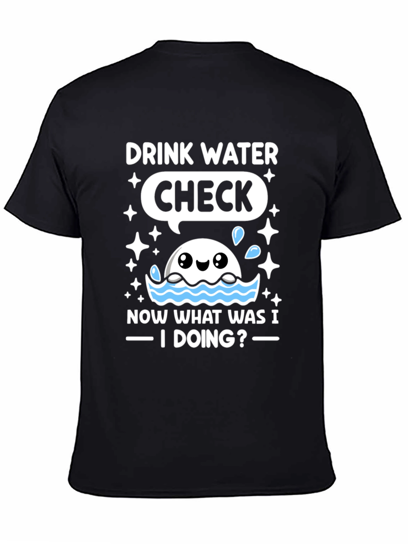 Drink Water Check T-Shirt