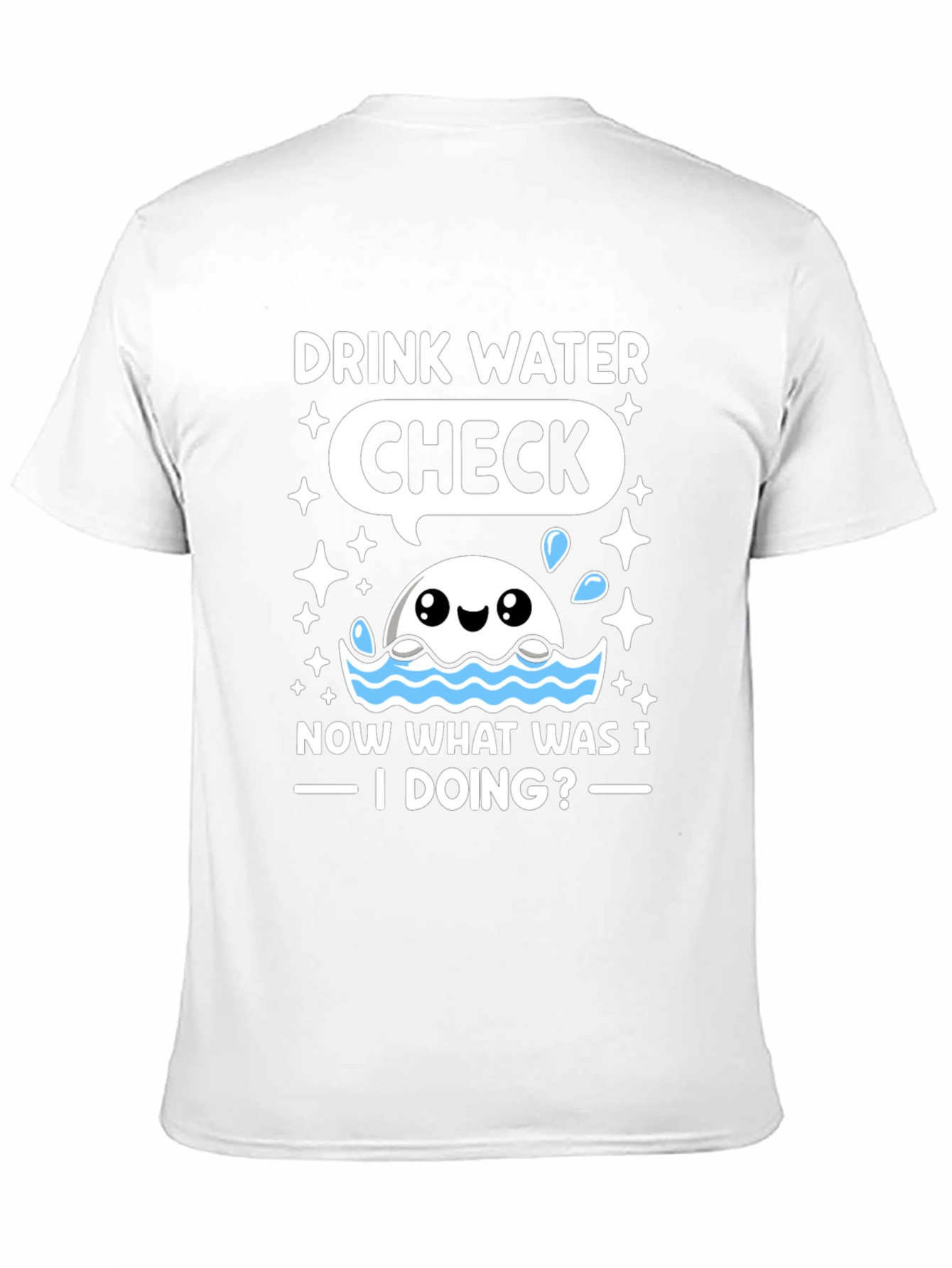 Drink Water Check T-Shirt