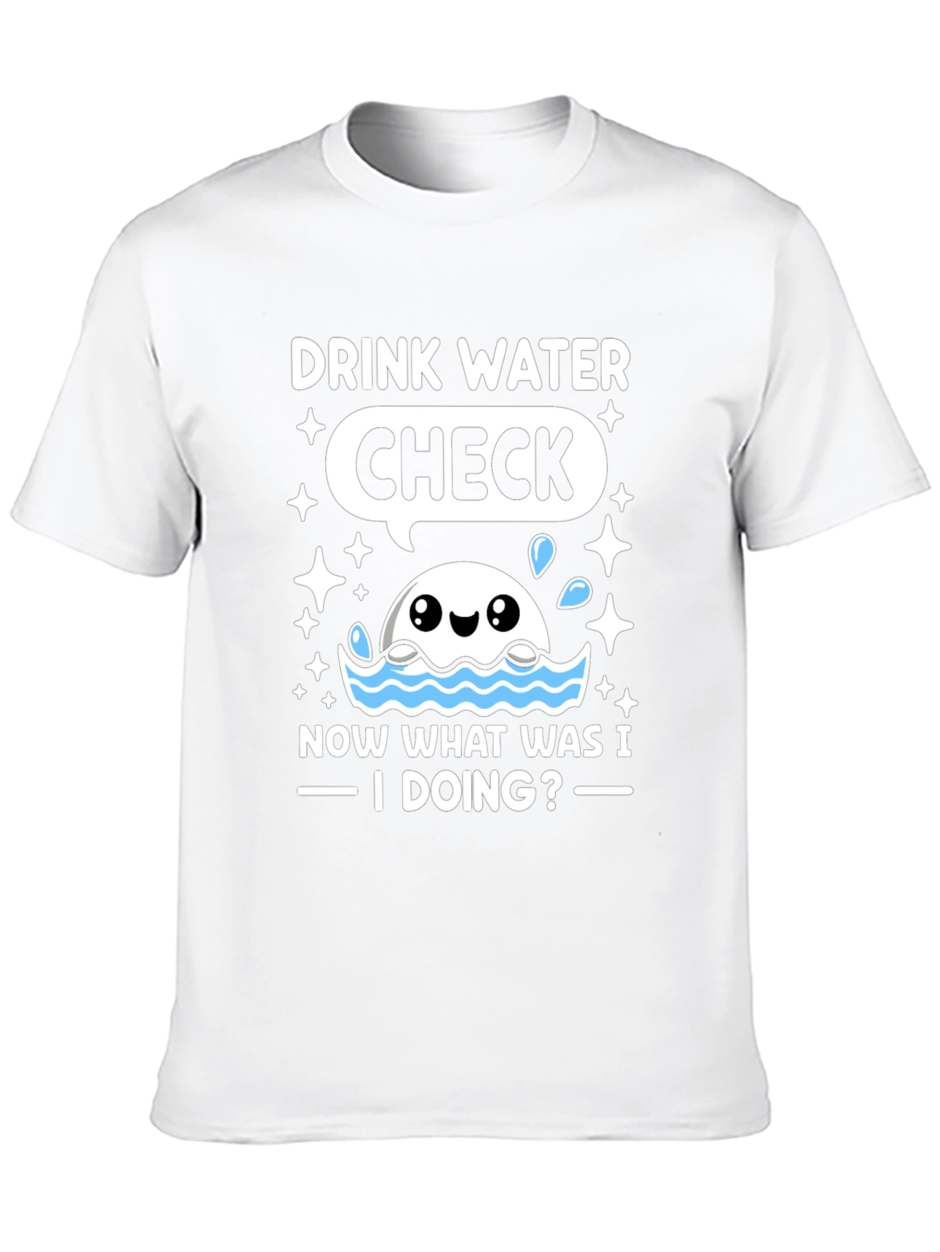 Drink Water Check T-Shirt