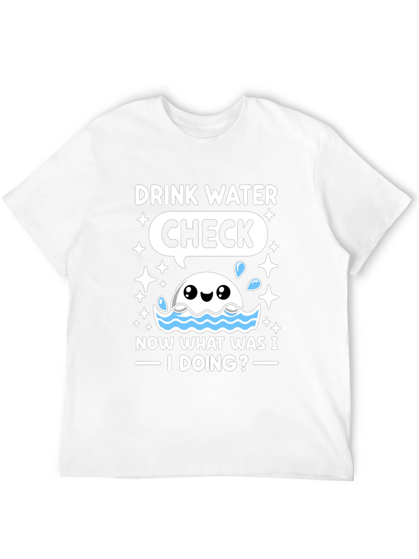 Drink Water Check T-Shirt