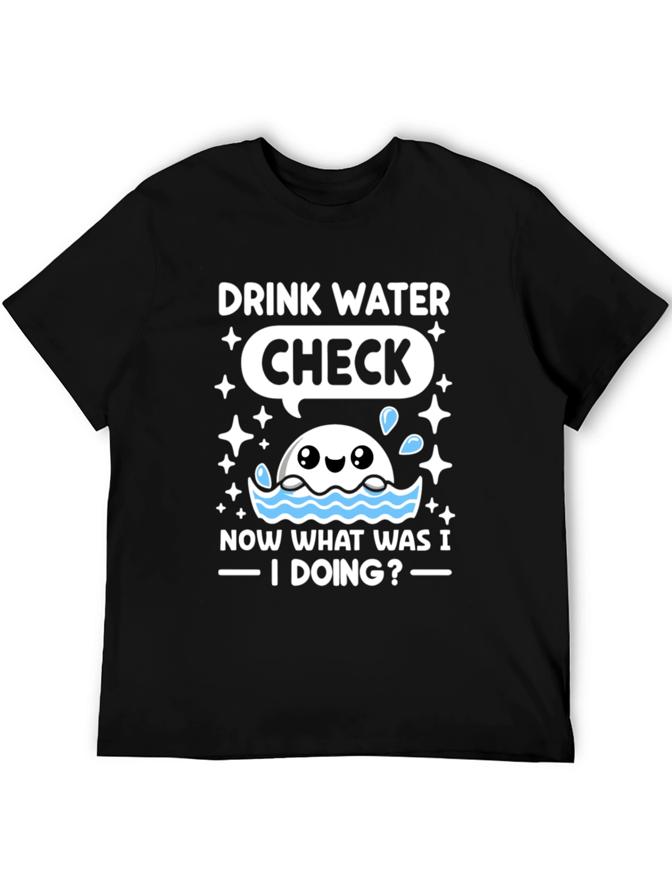 Drink Water Check T-Shirt