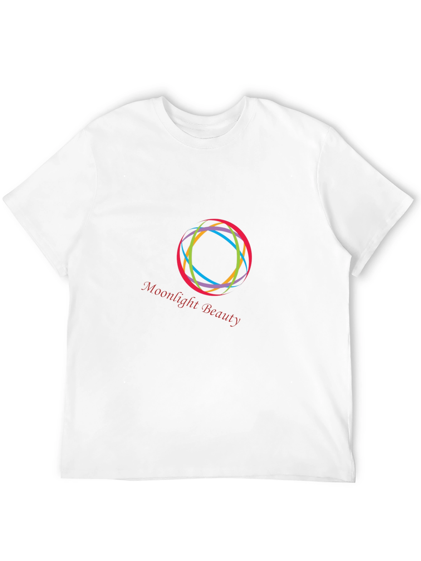 Mens Black Graphic Tee - Moonlight Beauty