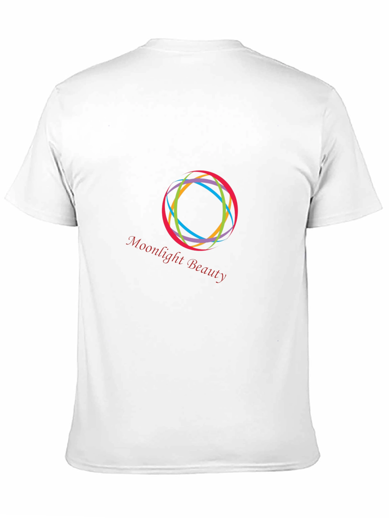 Mens Black Graphic Tee - Moonlight Beauty