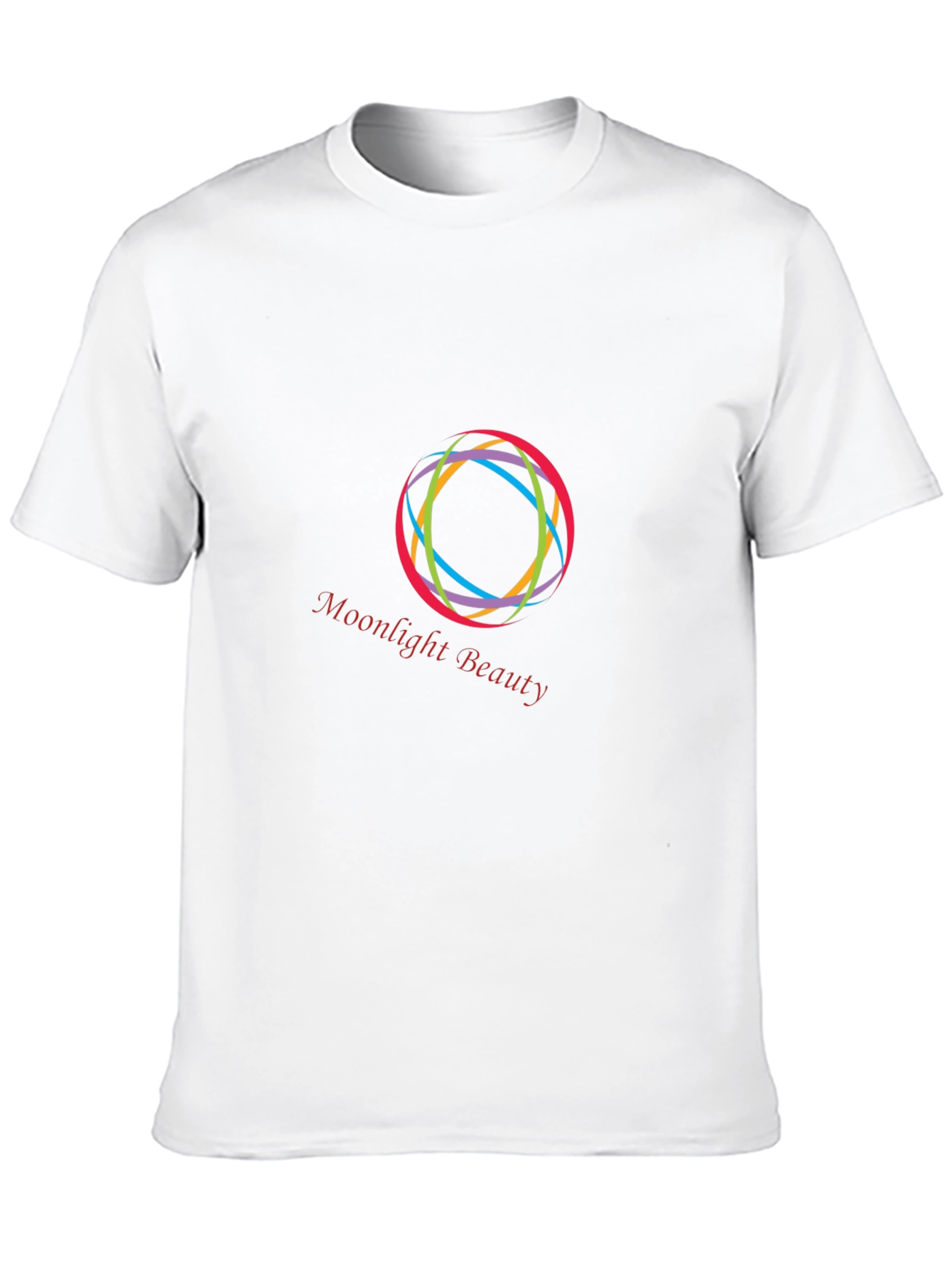 Mens Black Graphic Tee - Moonlight Beauty