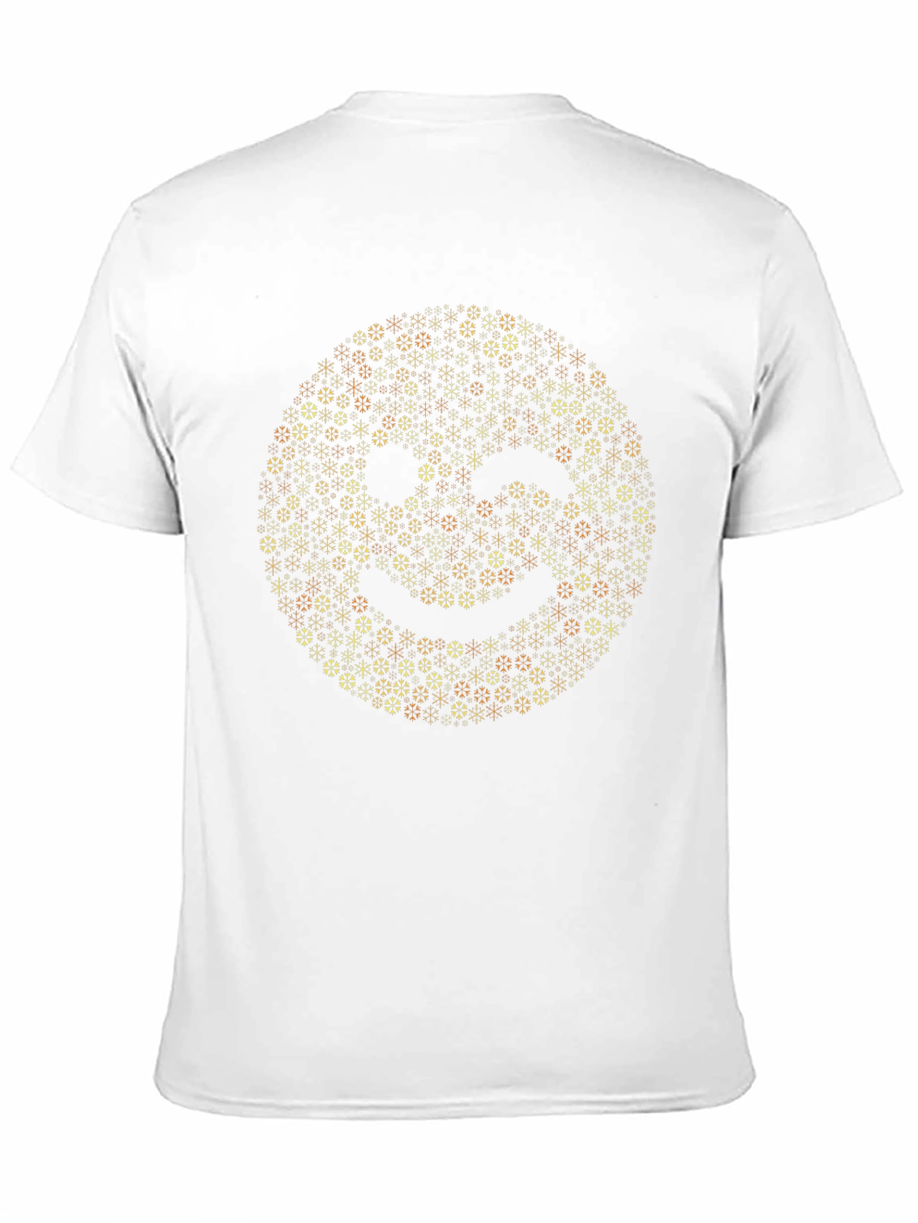 Geometric Smiley Face T-Shirt