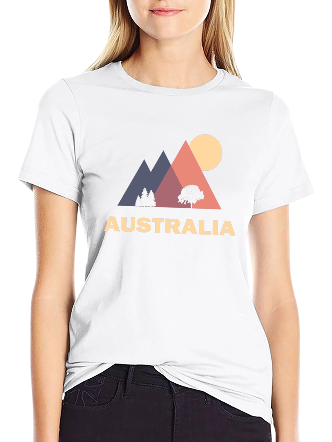 Australia Graphic Tee - Mountain Sunset