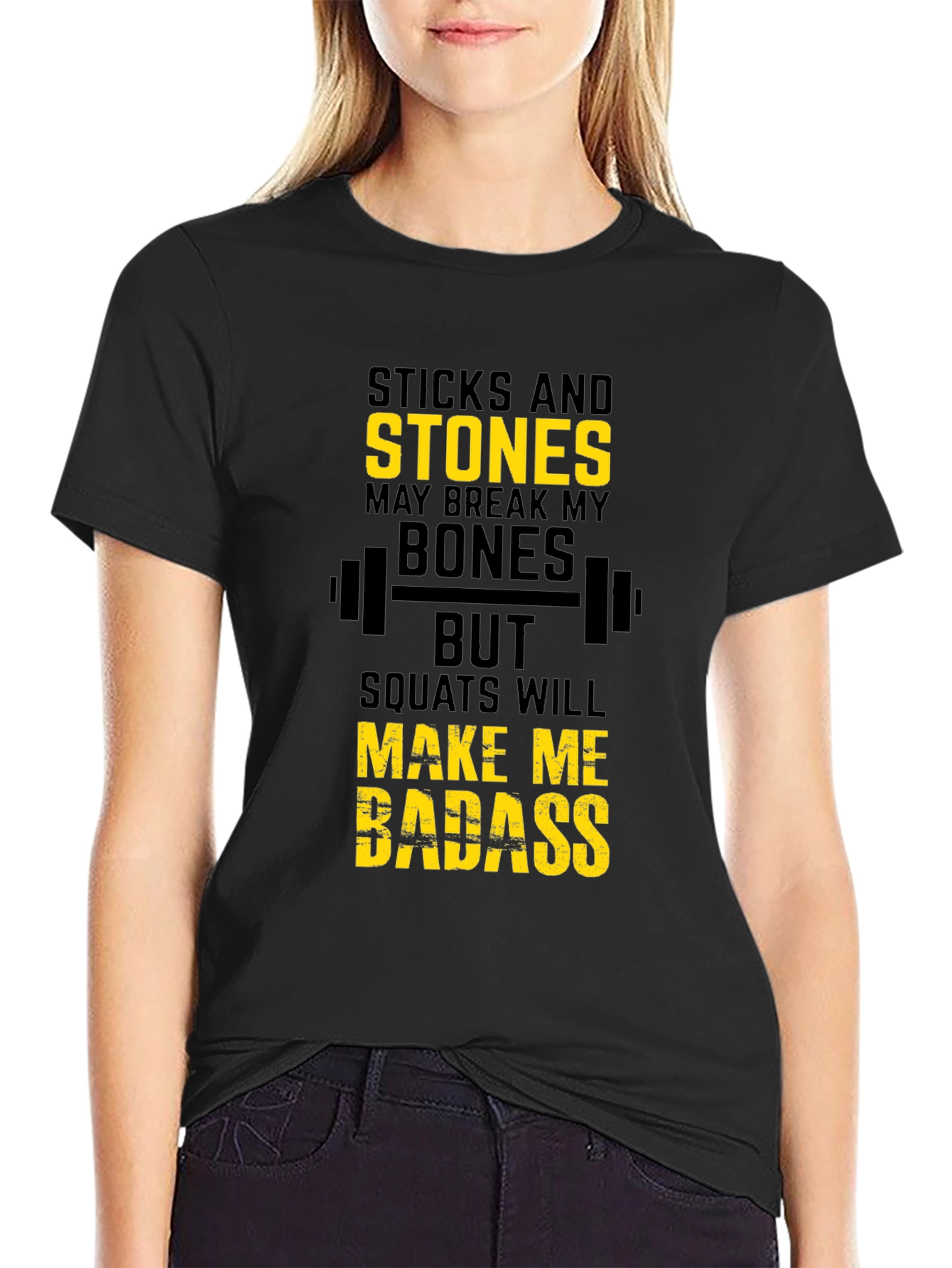 Sticks and Stones Squat T-Shirt