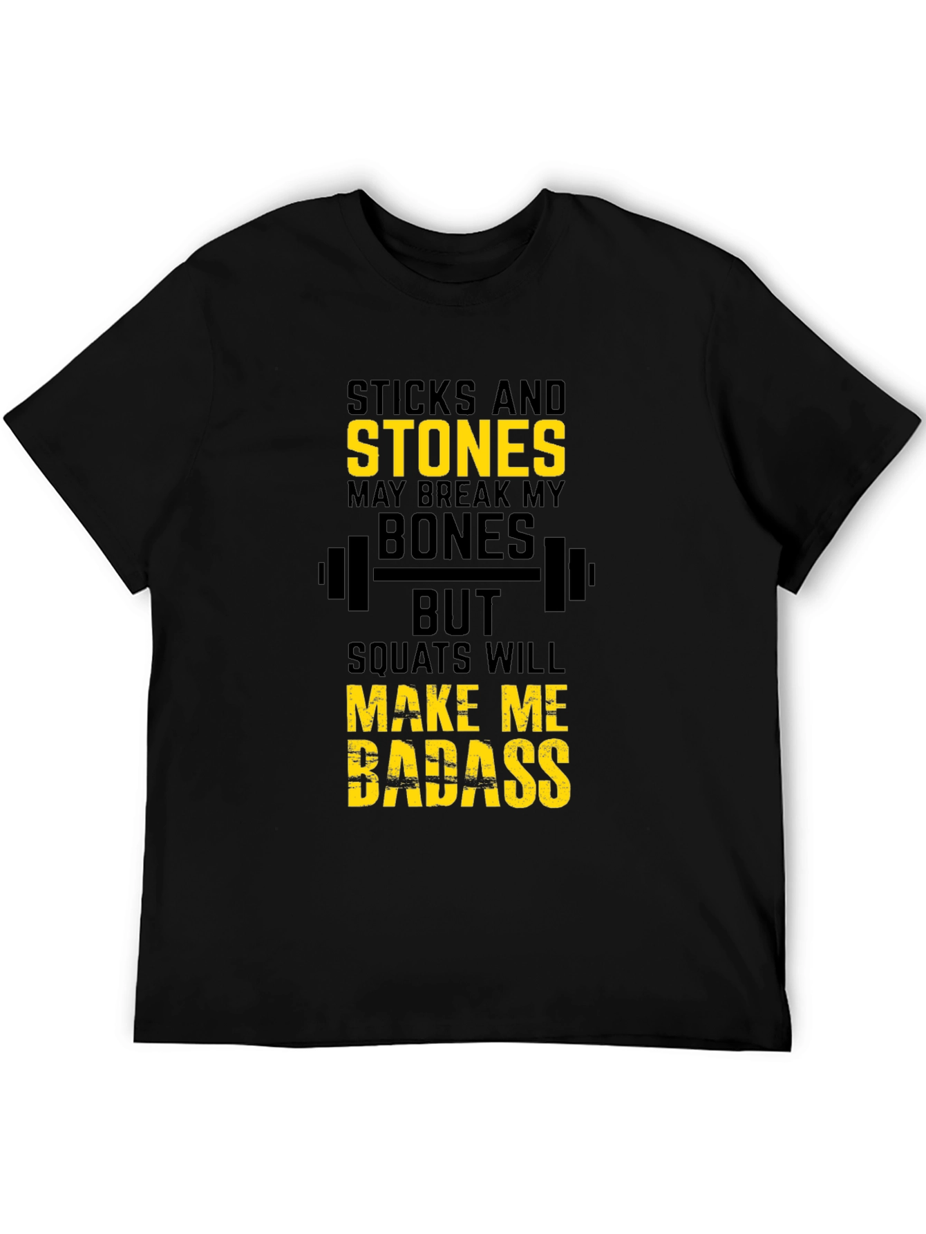Sticks and Stones Squat T-Shirt