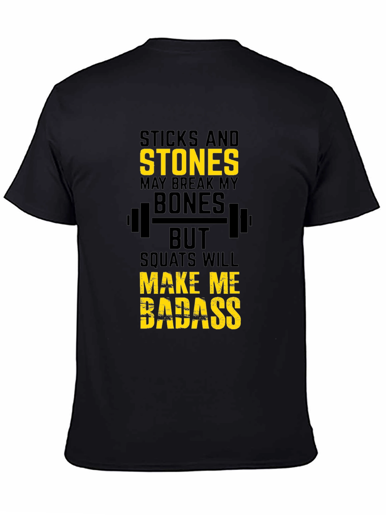 Sticks and Stones Squat T-Shirt