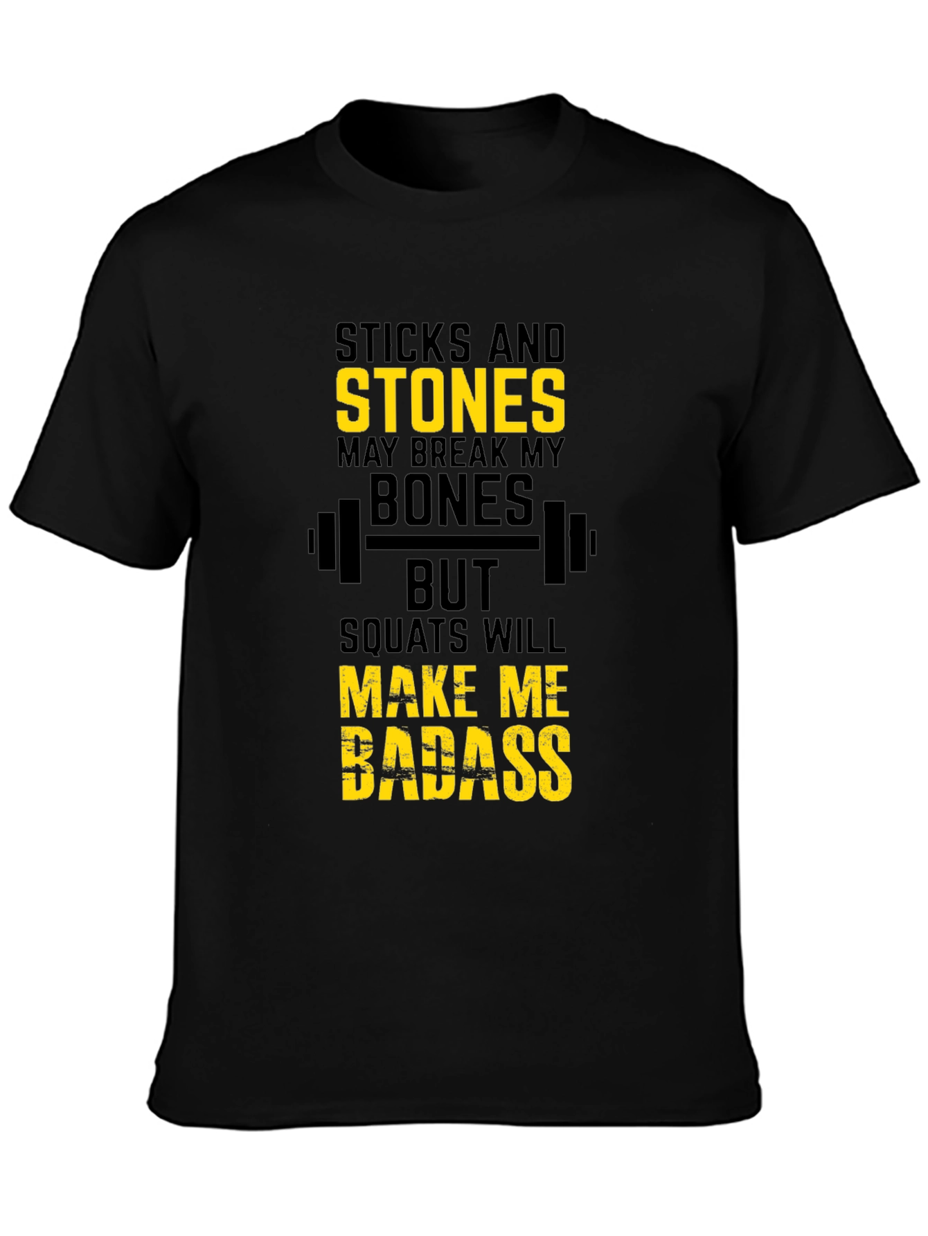 Sticks and Stones Squat T-Shirt