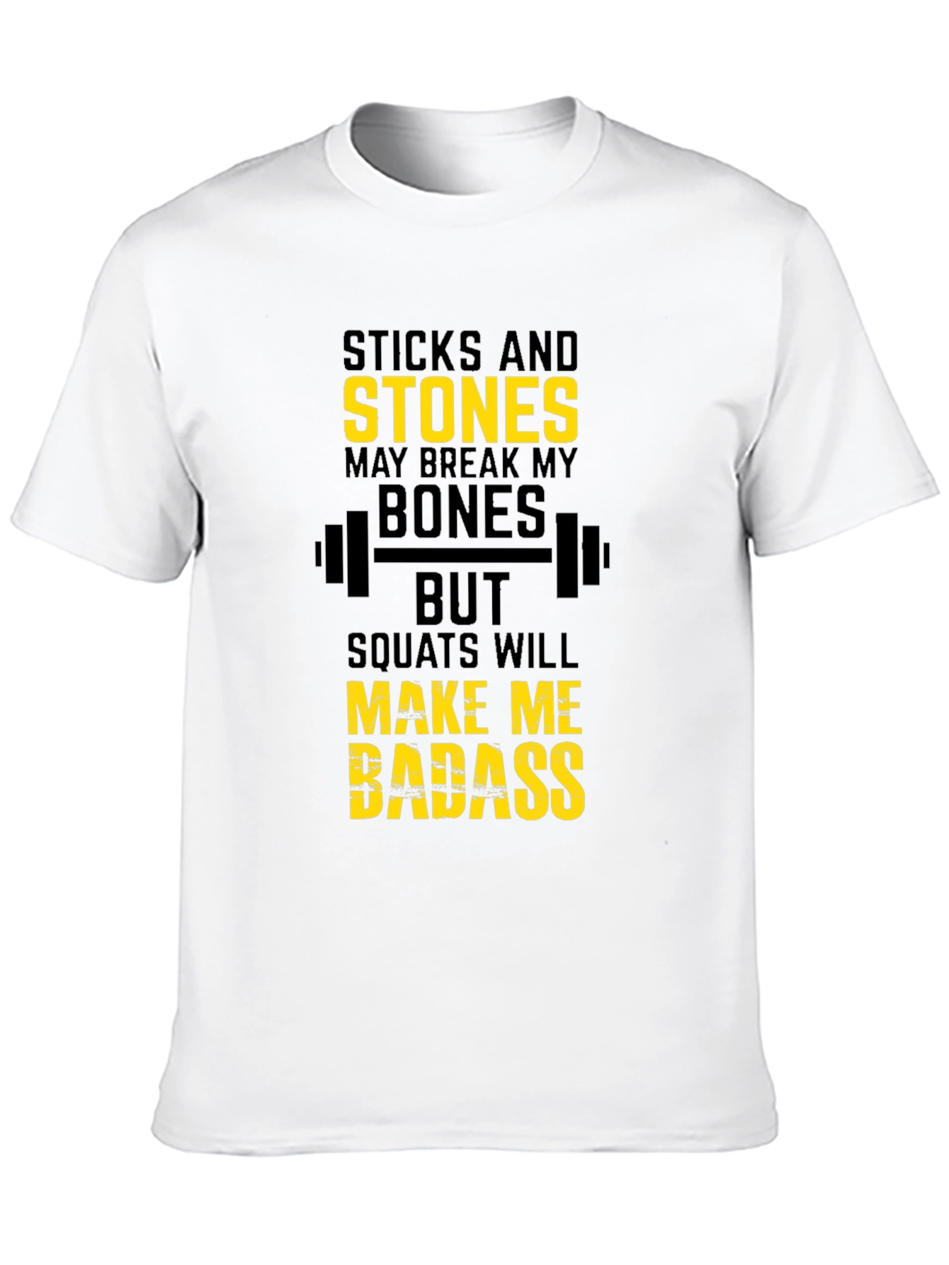 Sticks and Stones Squat T-Shirt