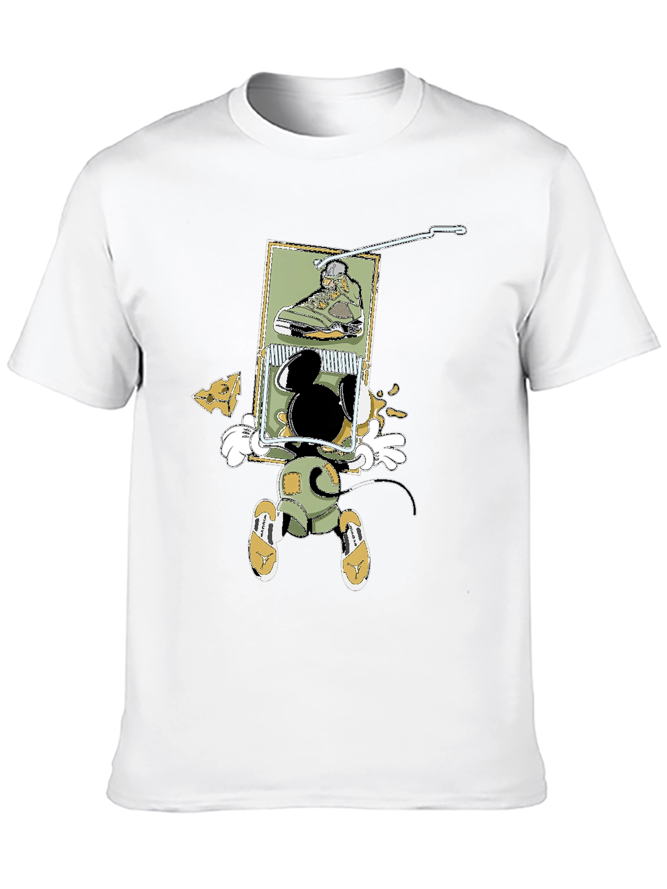 Mickey Mouse Sneakerhead T-Shirt - Fun Cartoon Design