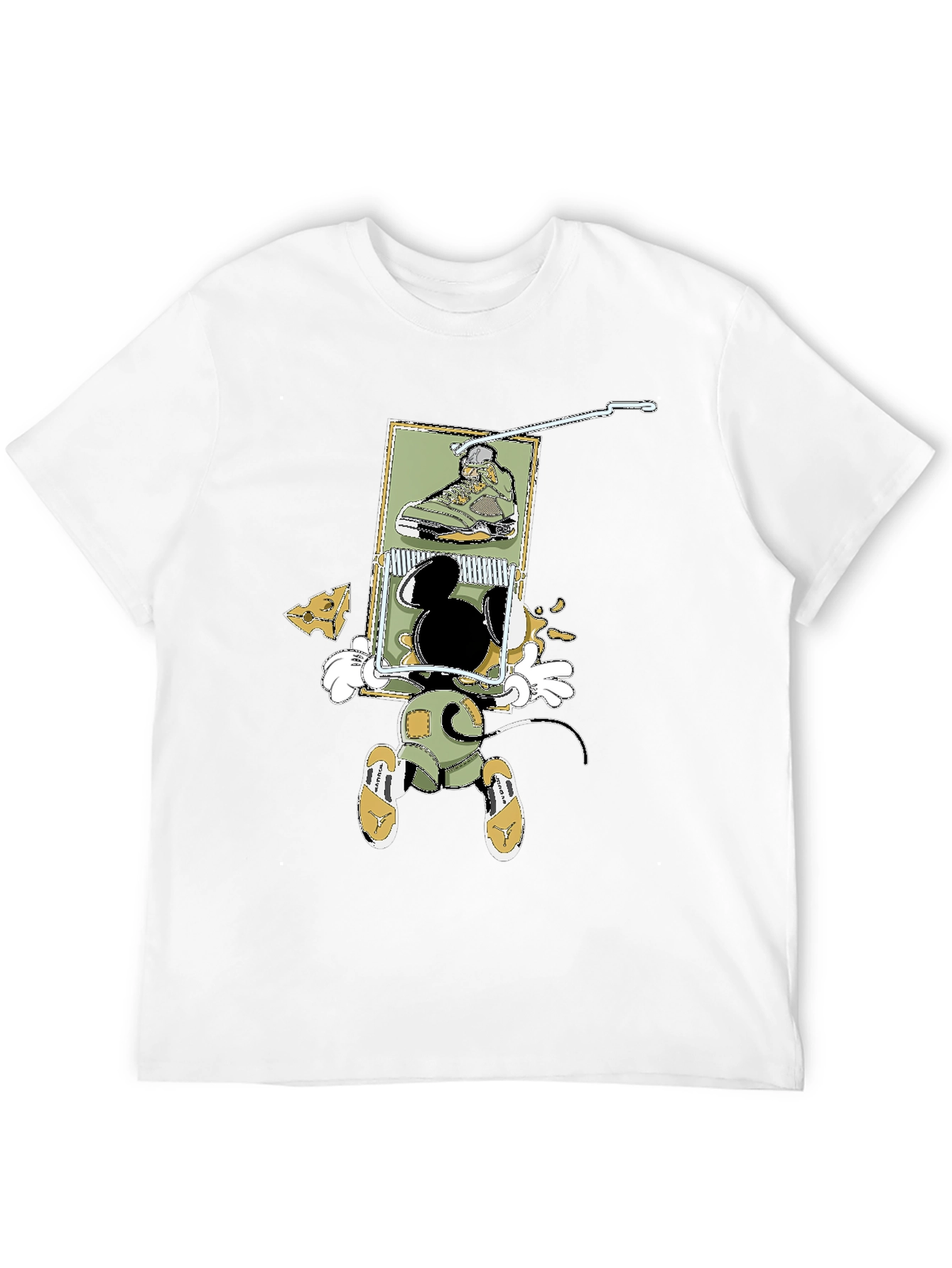 Mickey Mouse Sneakerhead T-Shirt - Fun Cartoon Design
