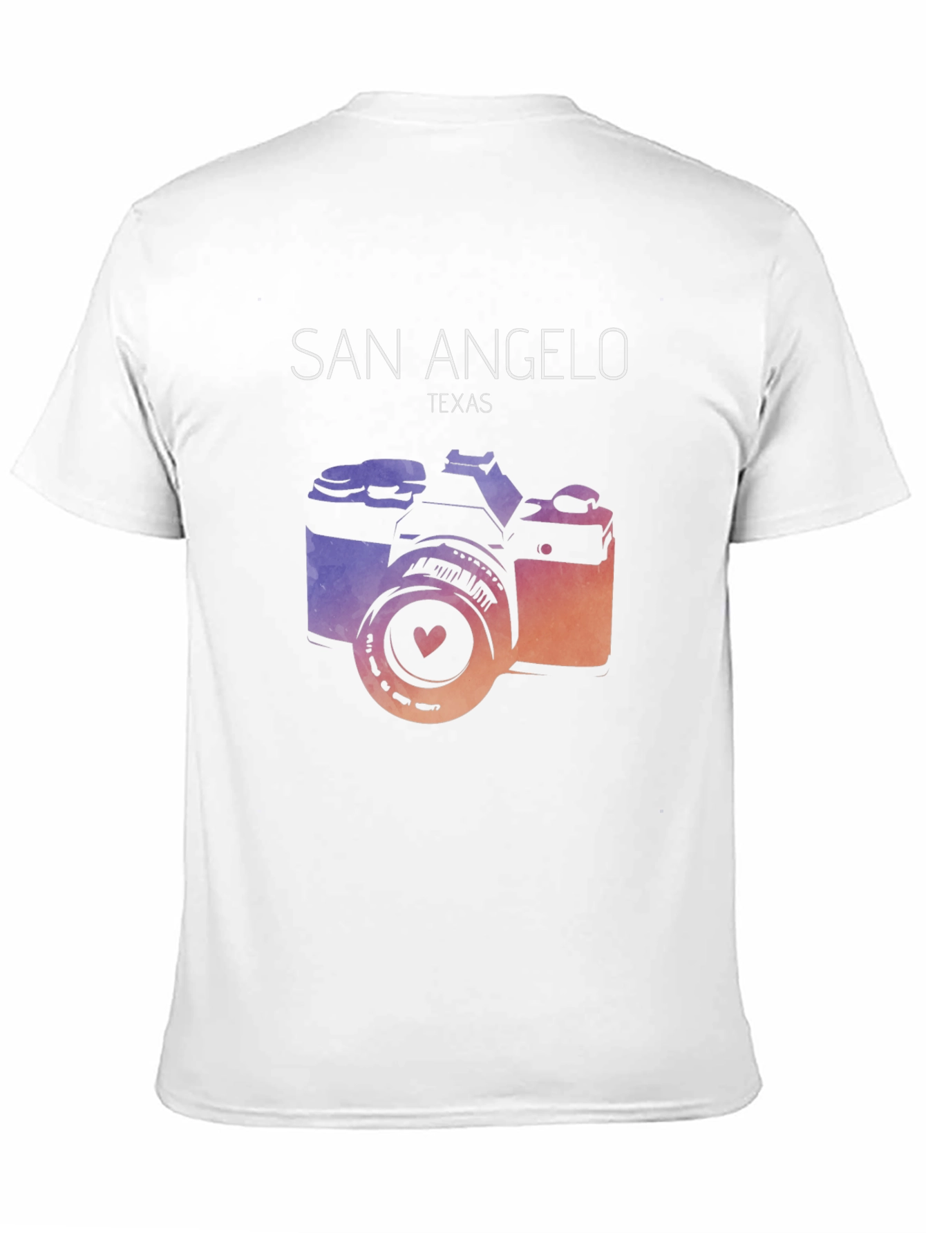 San Angelo Texas Camera Graphic T-Shirt
