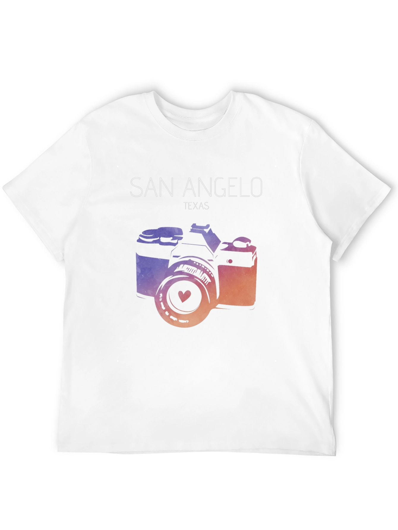San Angelo Texas Camera Graphic T-Shirt