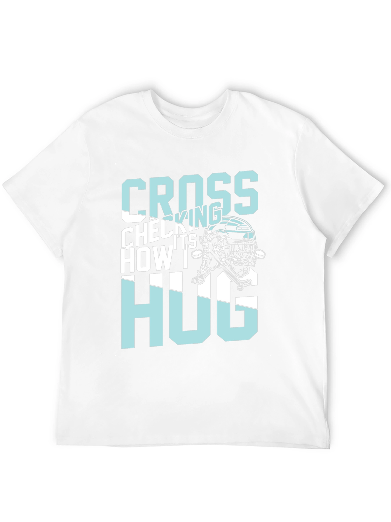Cross Checking Hockey T-Shirt