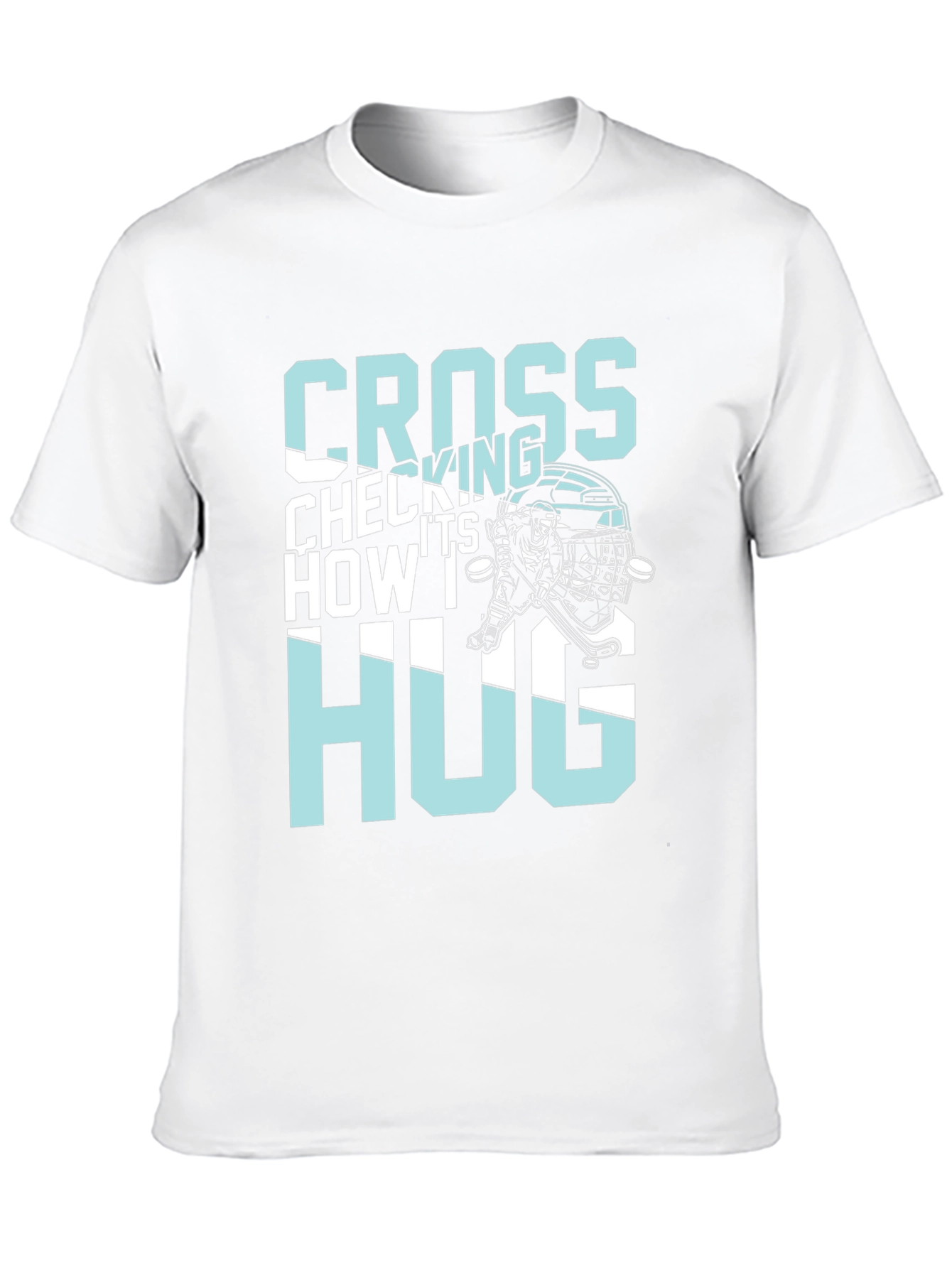 Cross Checking Hockey T-Shirt