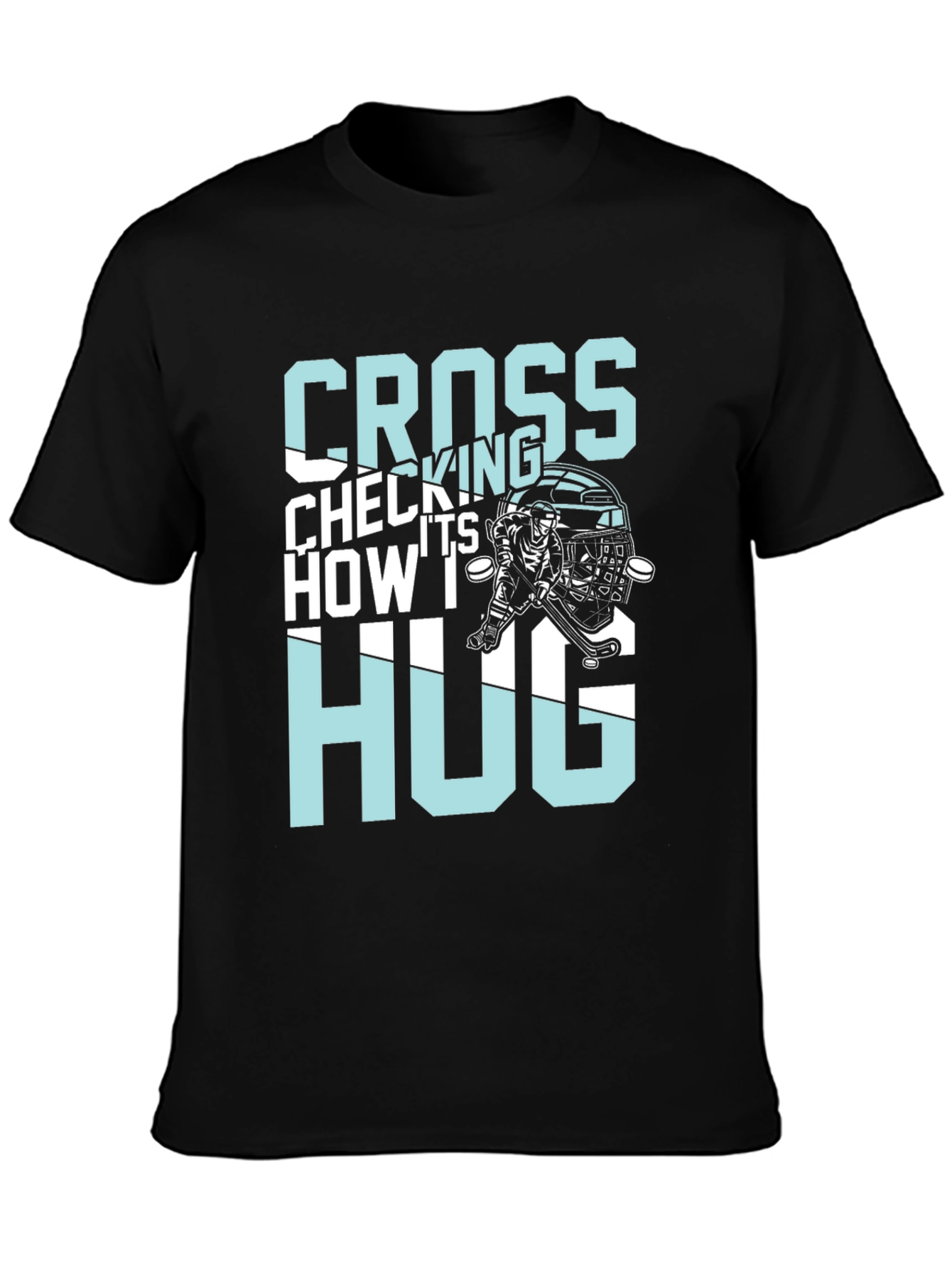 Cross Checking Hockey T-Shirt