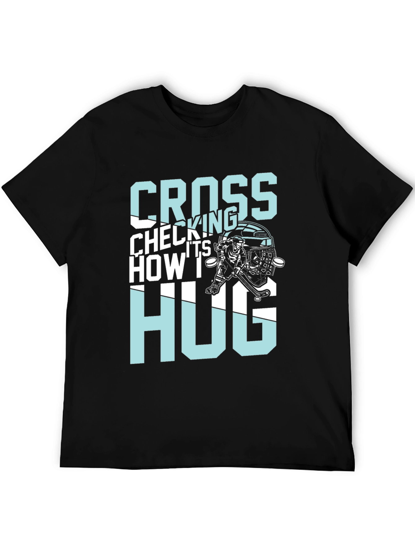 Cross Checking Hockey T-Shirt