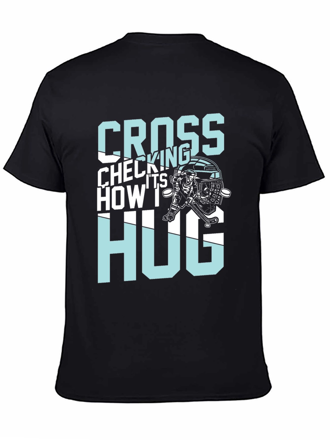 Cross Checking Hockey T-Shirt