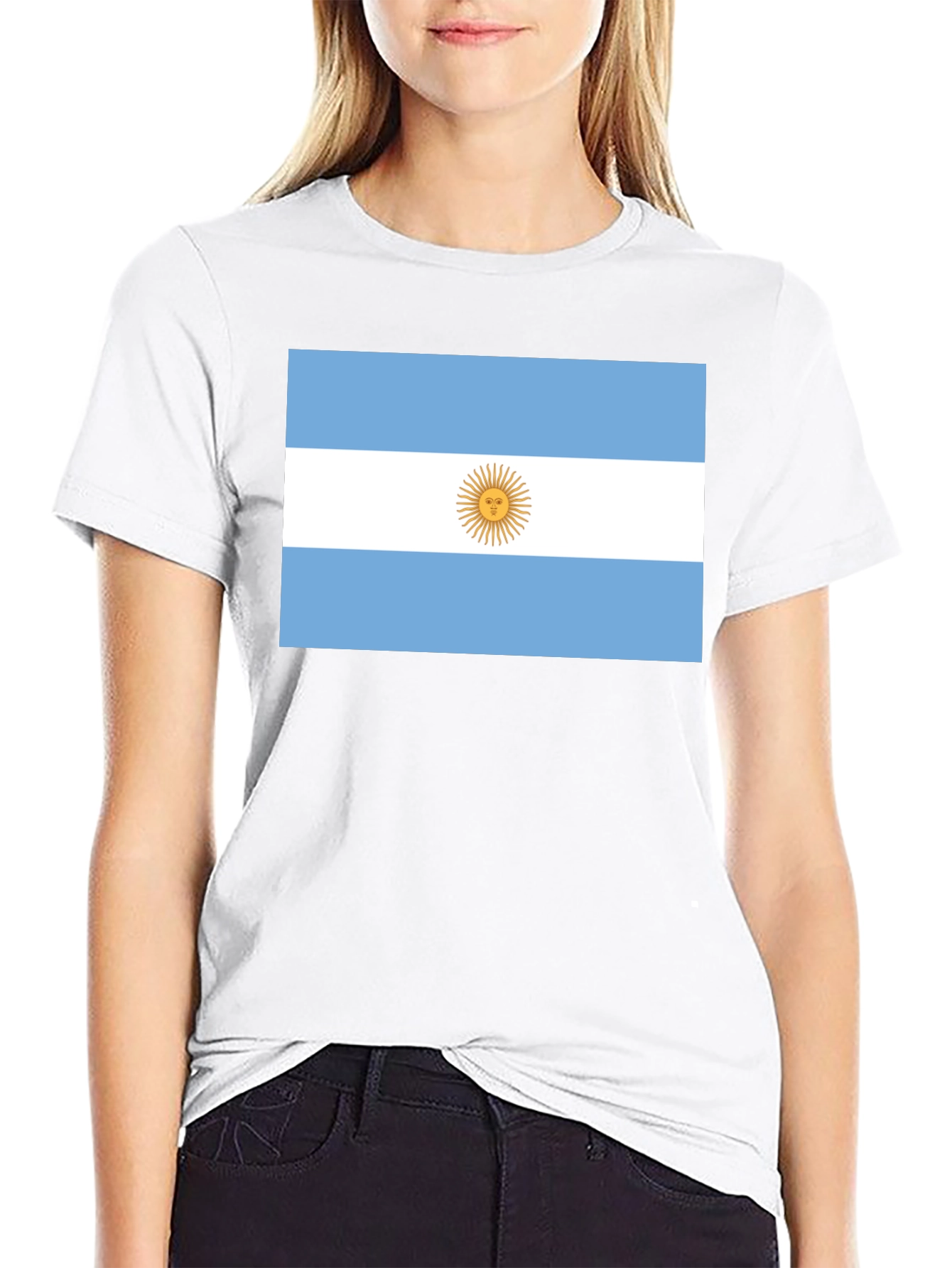 Argentina Flag Graphic T-Shirt