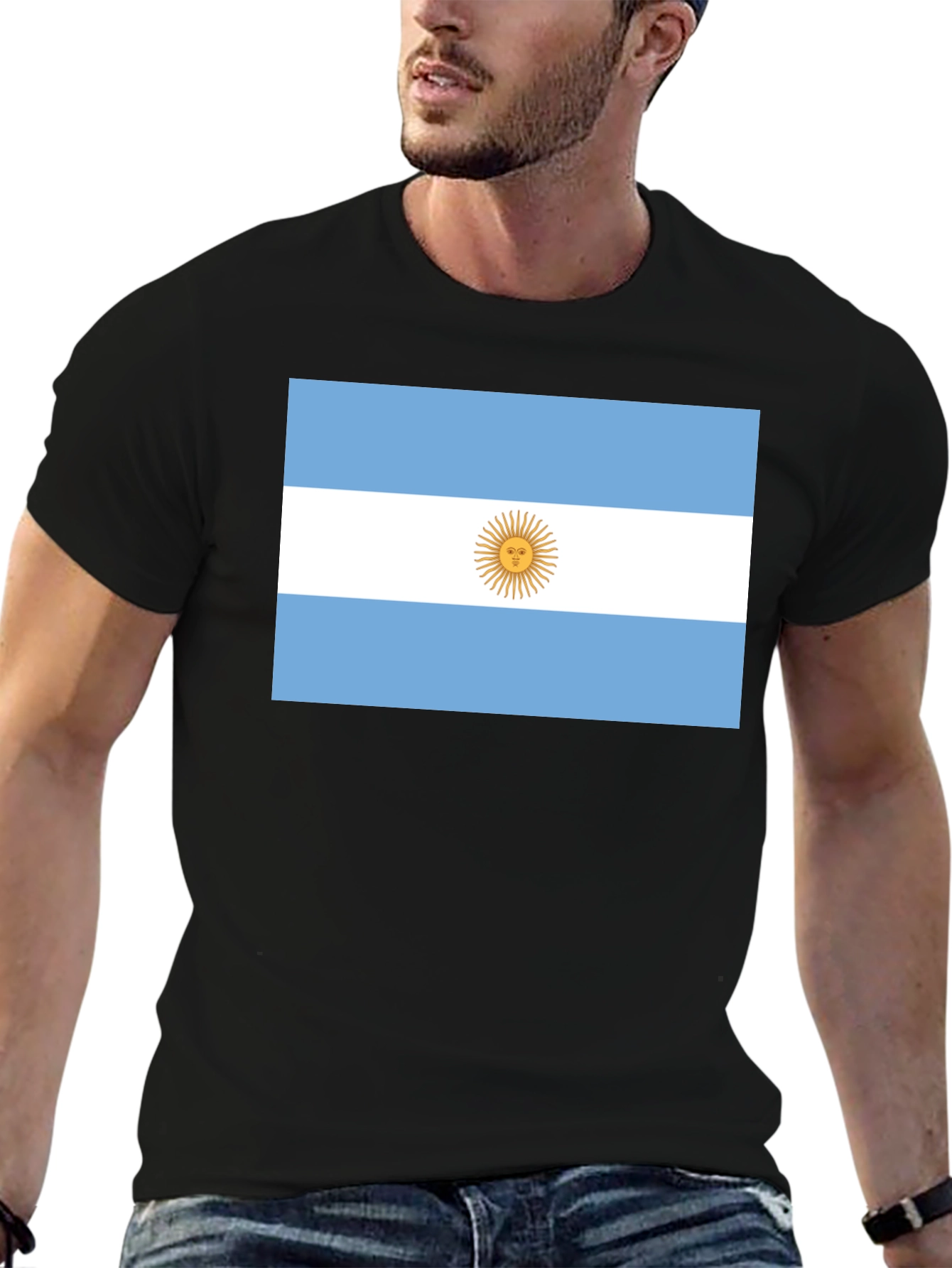 Argentina Flag Graphic T-Shirt