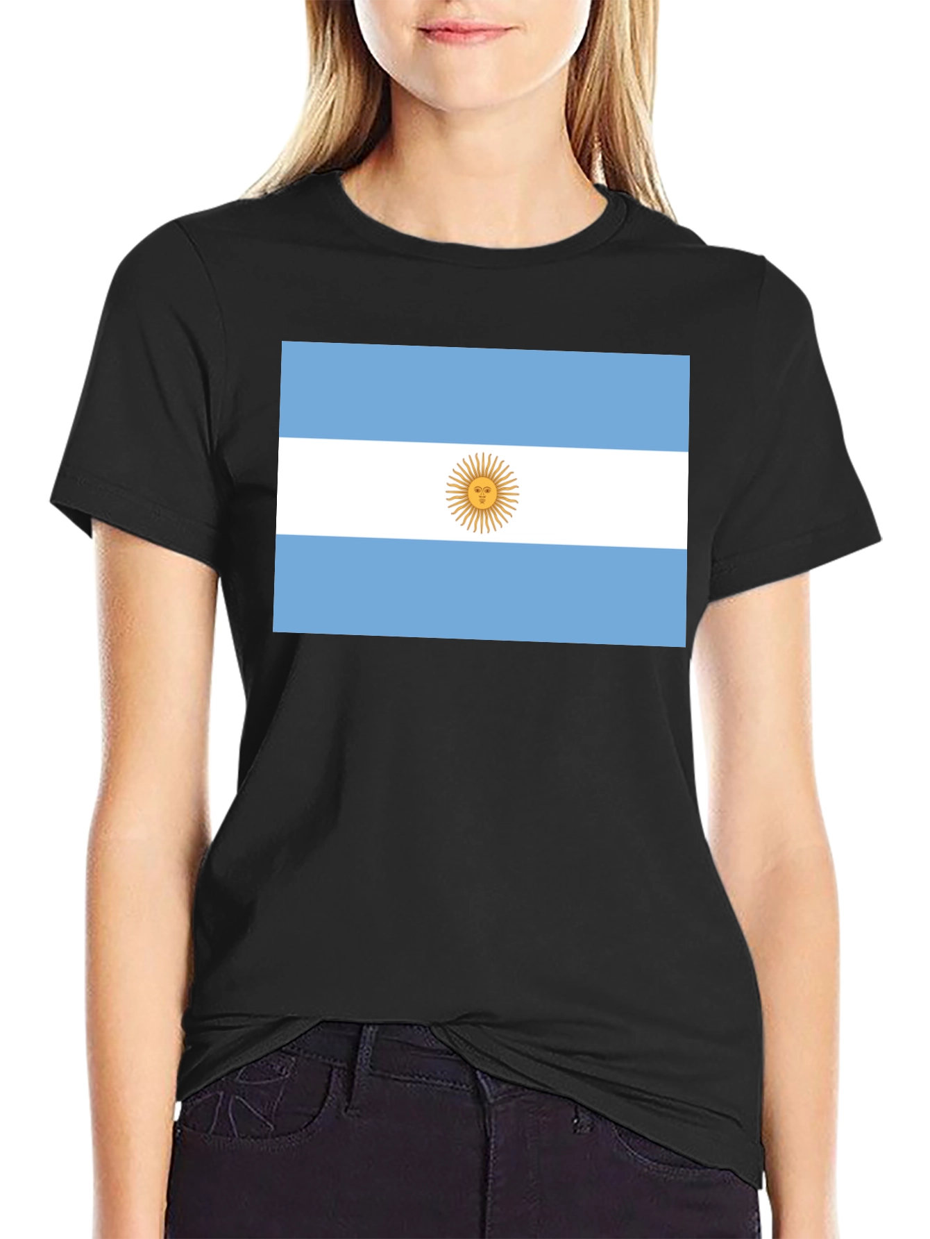 Argentina Flag Graphic T-Shirt