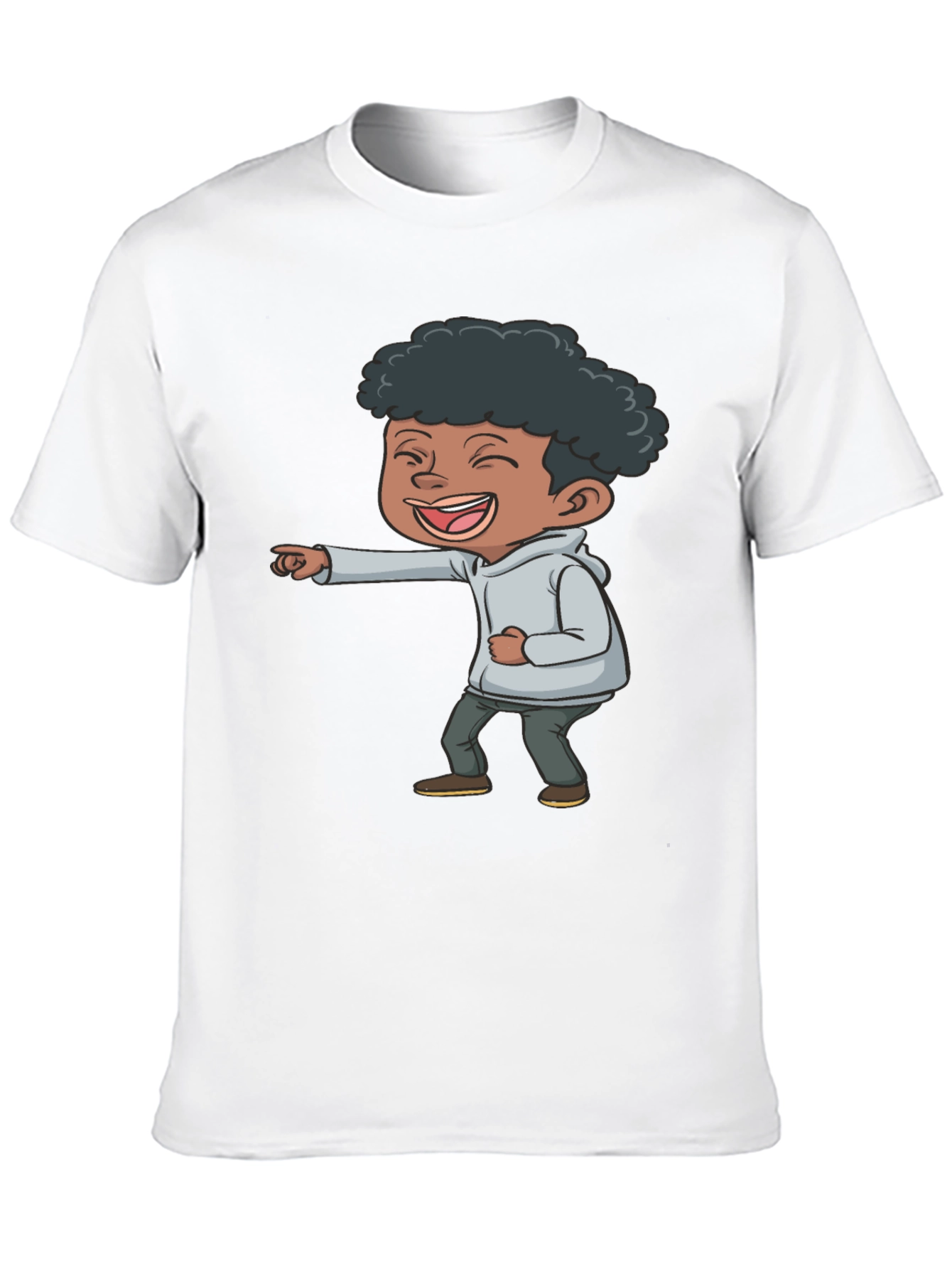 Laughing Kid Graphic T-Shirt