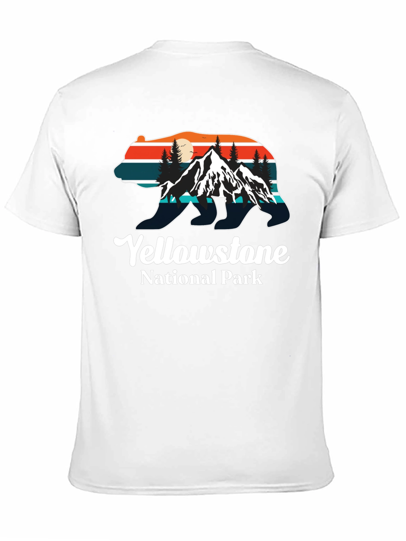 Yellowstone National Park Bear Silhouette T-Shirt