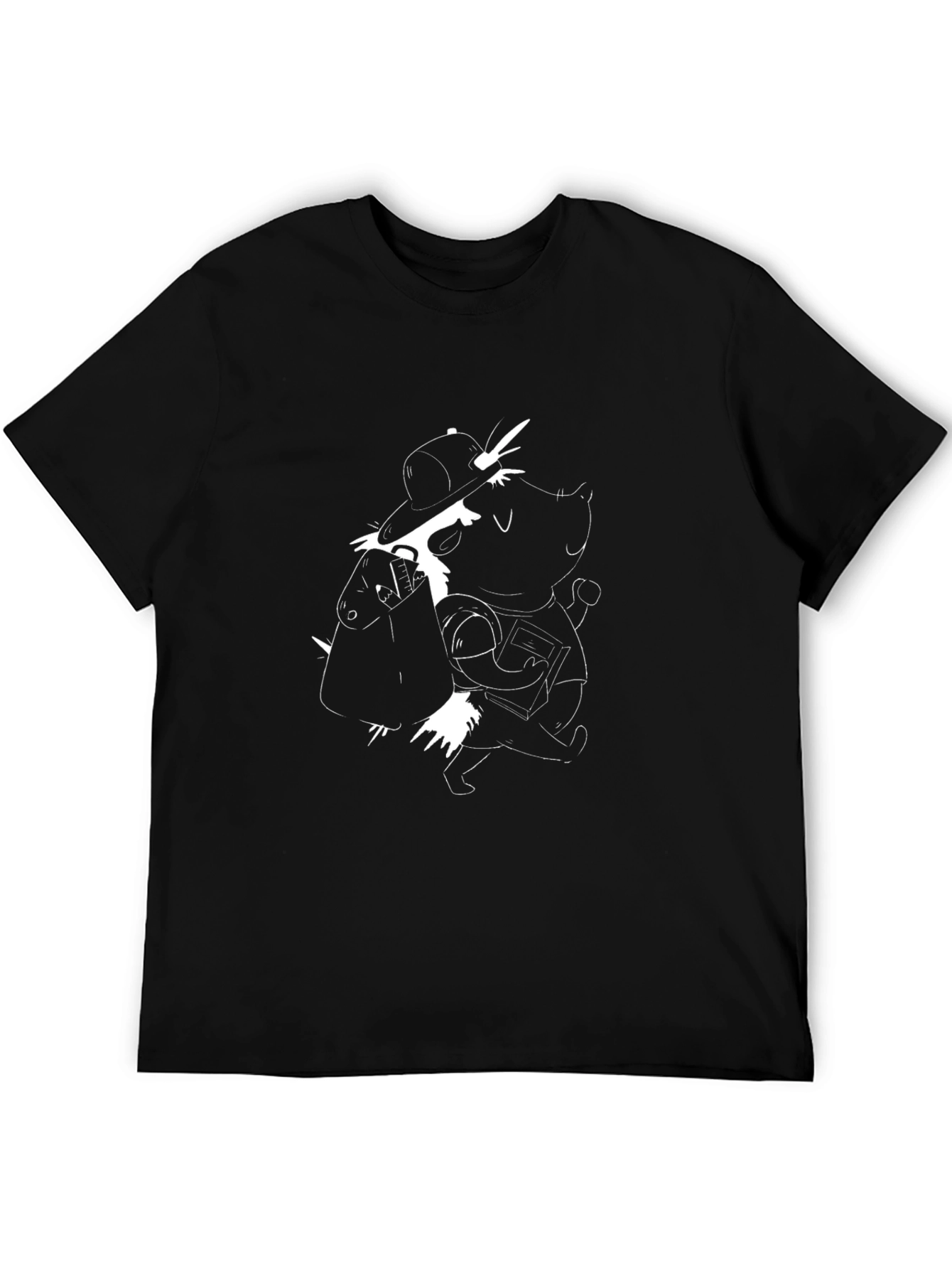 Cool Graphic Tee - Black Pig Design