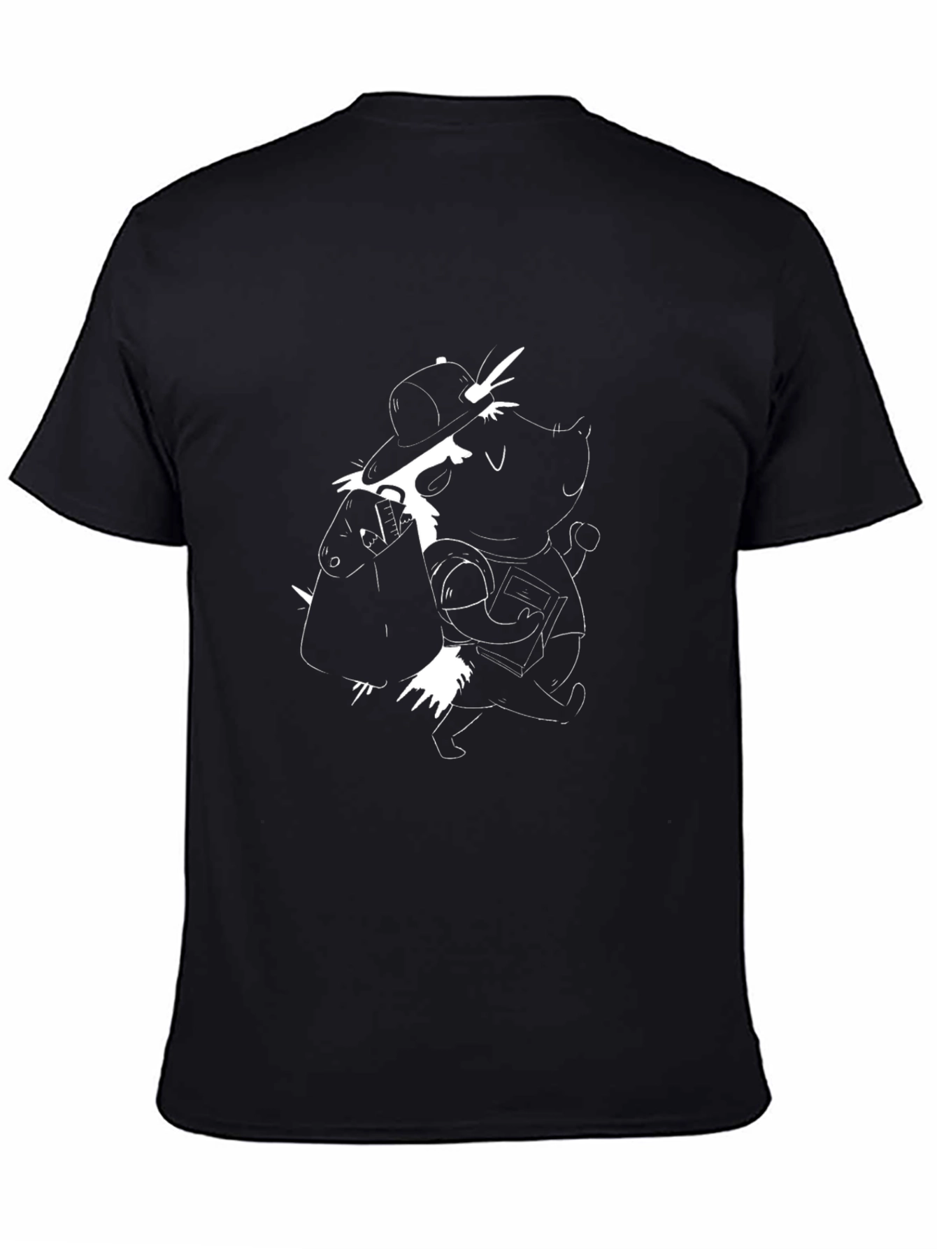 Cool Graphic Tee - Black Pig Design