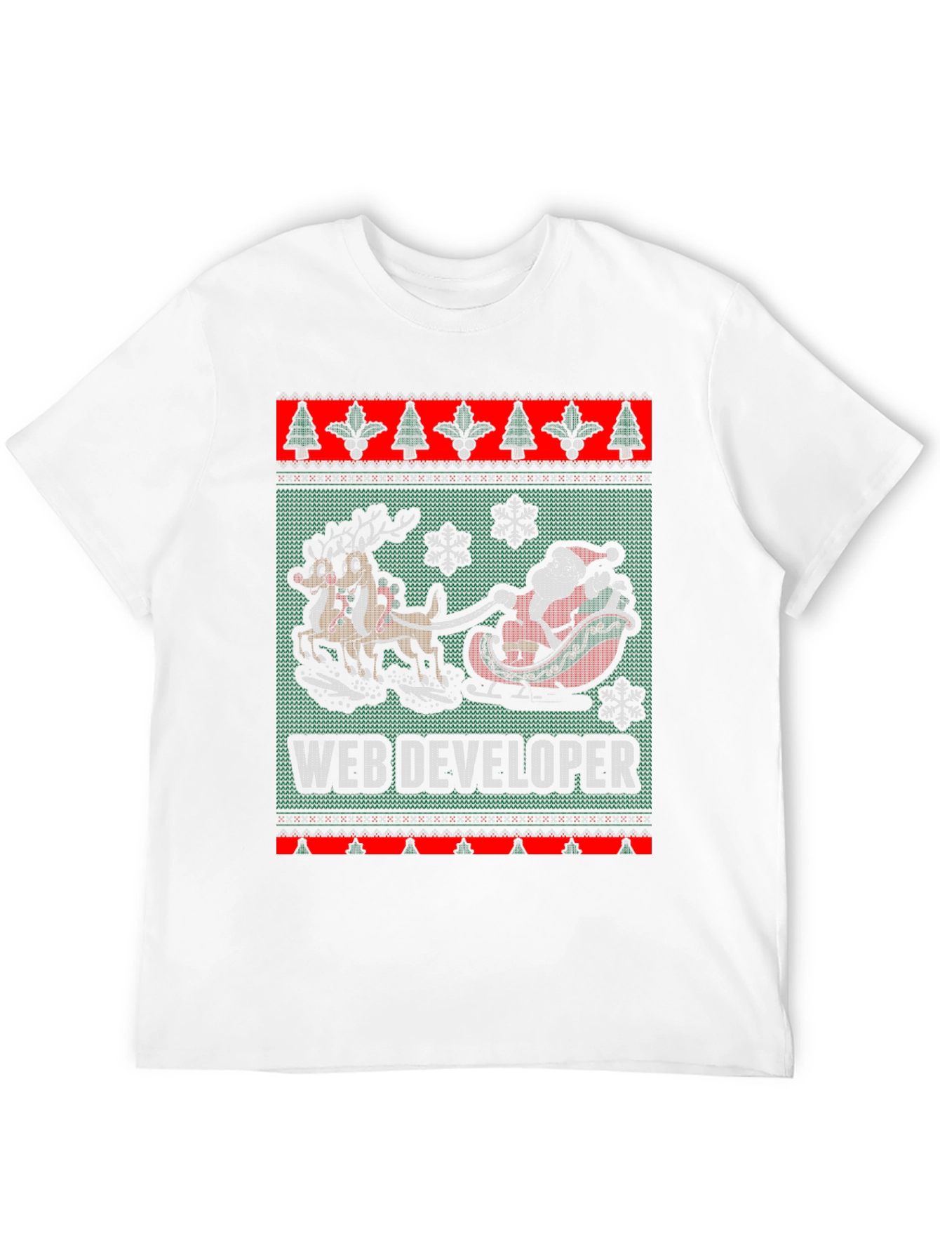 Web Developer Christmas Sweater T-Shirt
