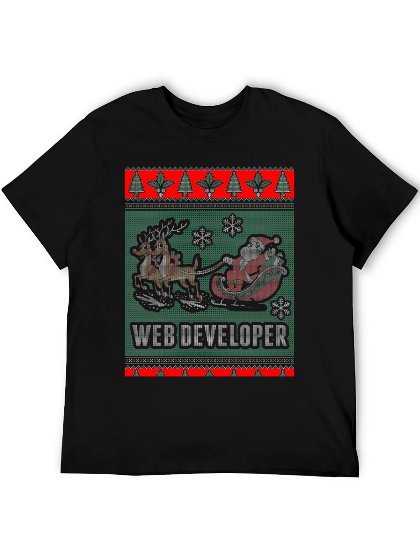 Web Developer Christmas Sweater T-Shirt