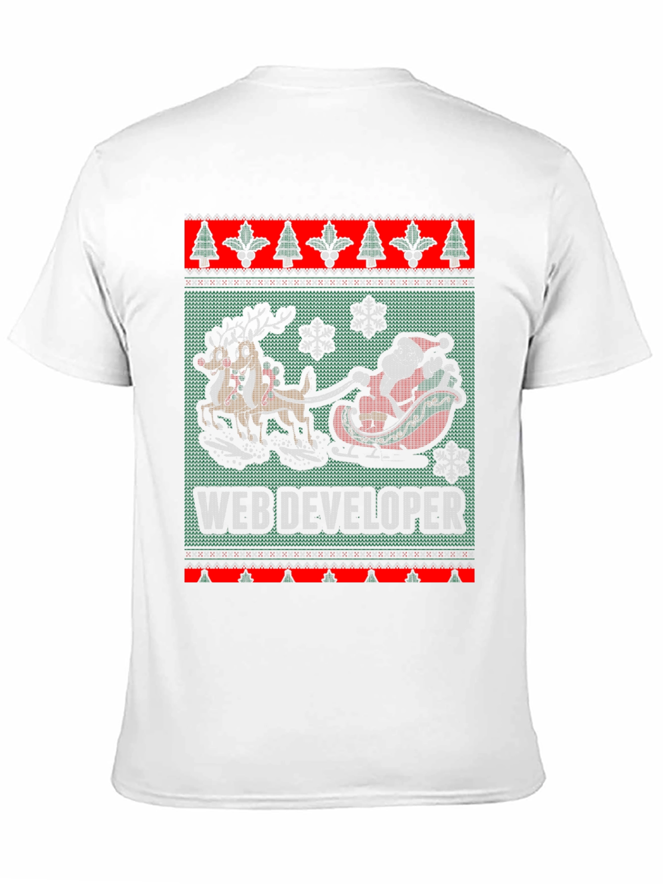 Web Developer Christmas Sweater T-Shirt
