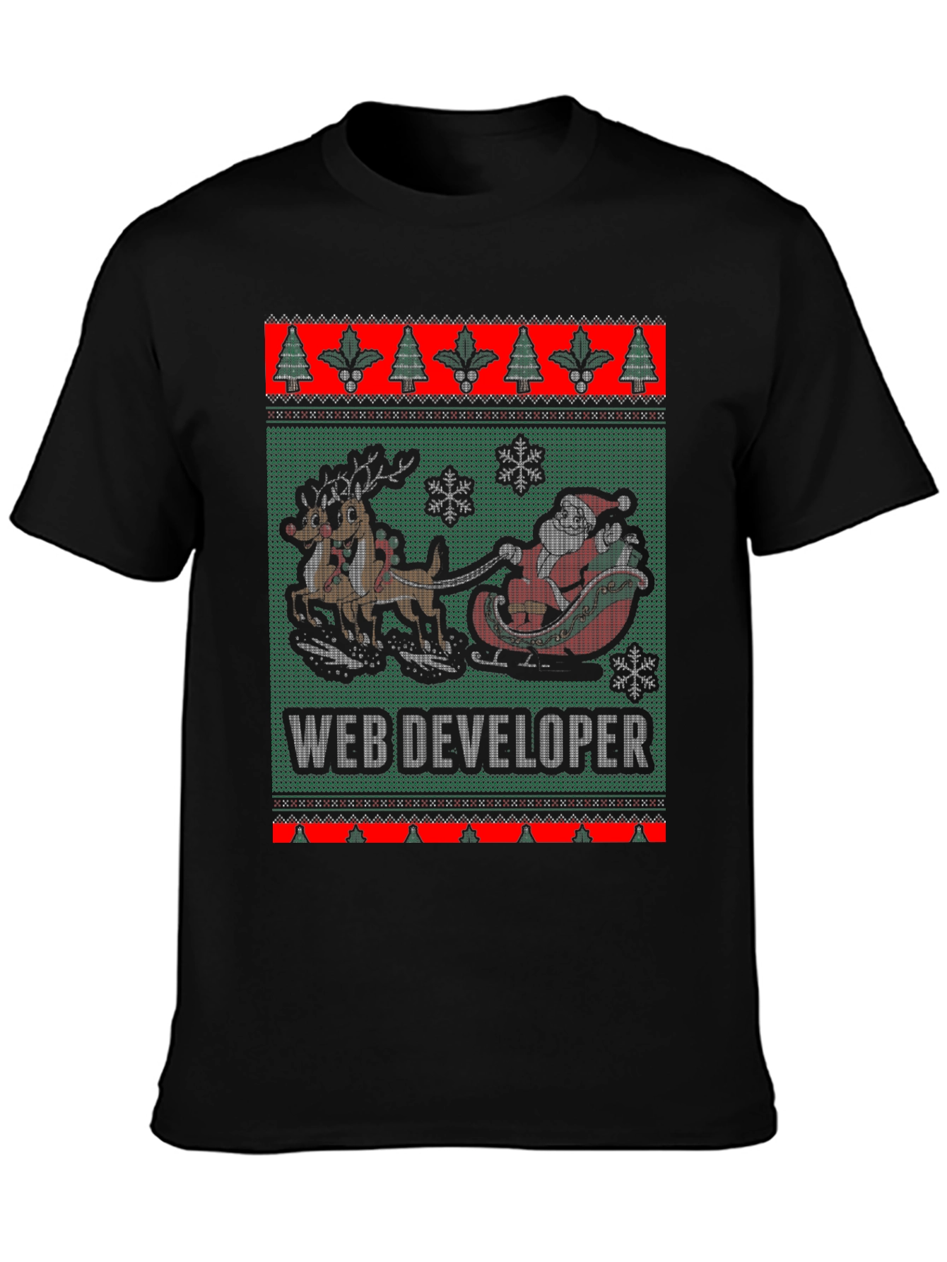 Web Developer Christmas Sweater T-Shirt
