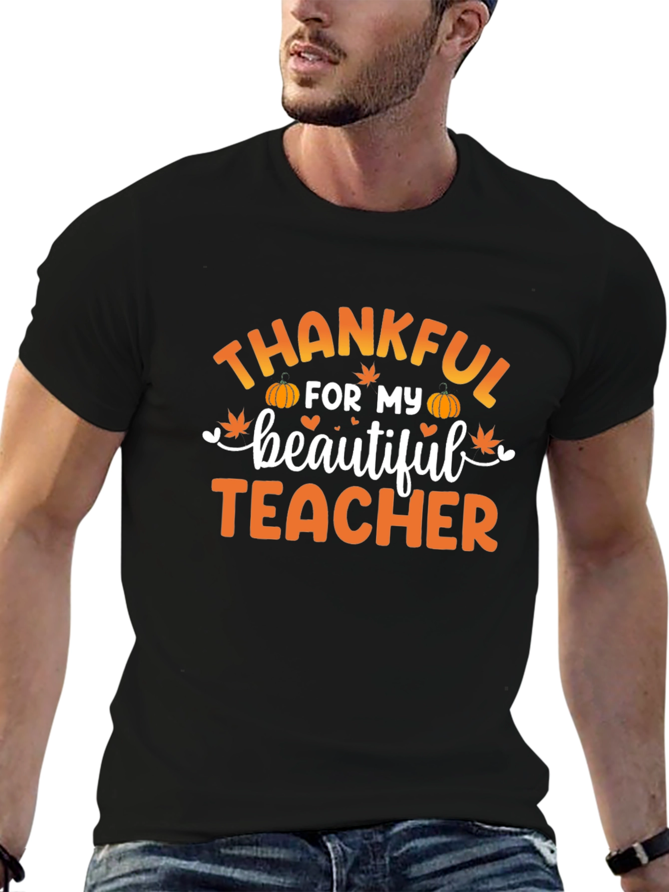 Thankful For My Beautiful Teacher T-Shirt