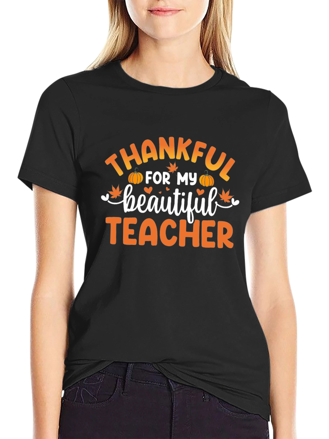 Thankful For My Beautiful Teacher T-Shirt