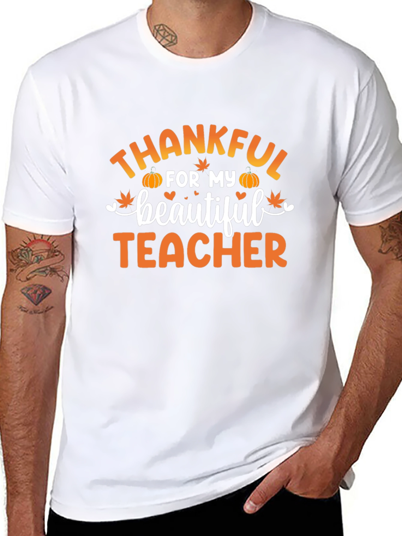 Thankful For My Beautiful Teacher T-Shirt